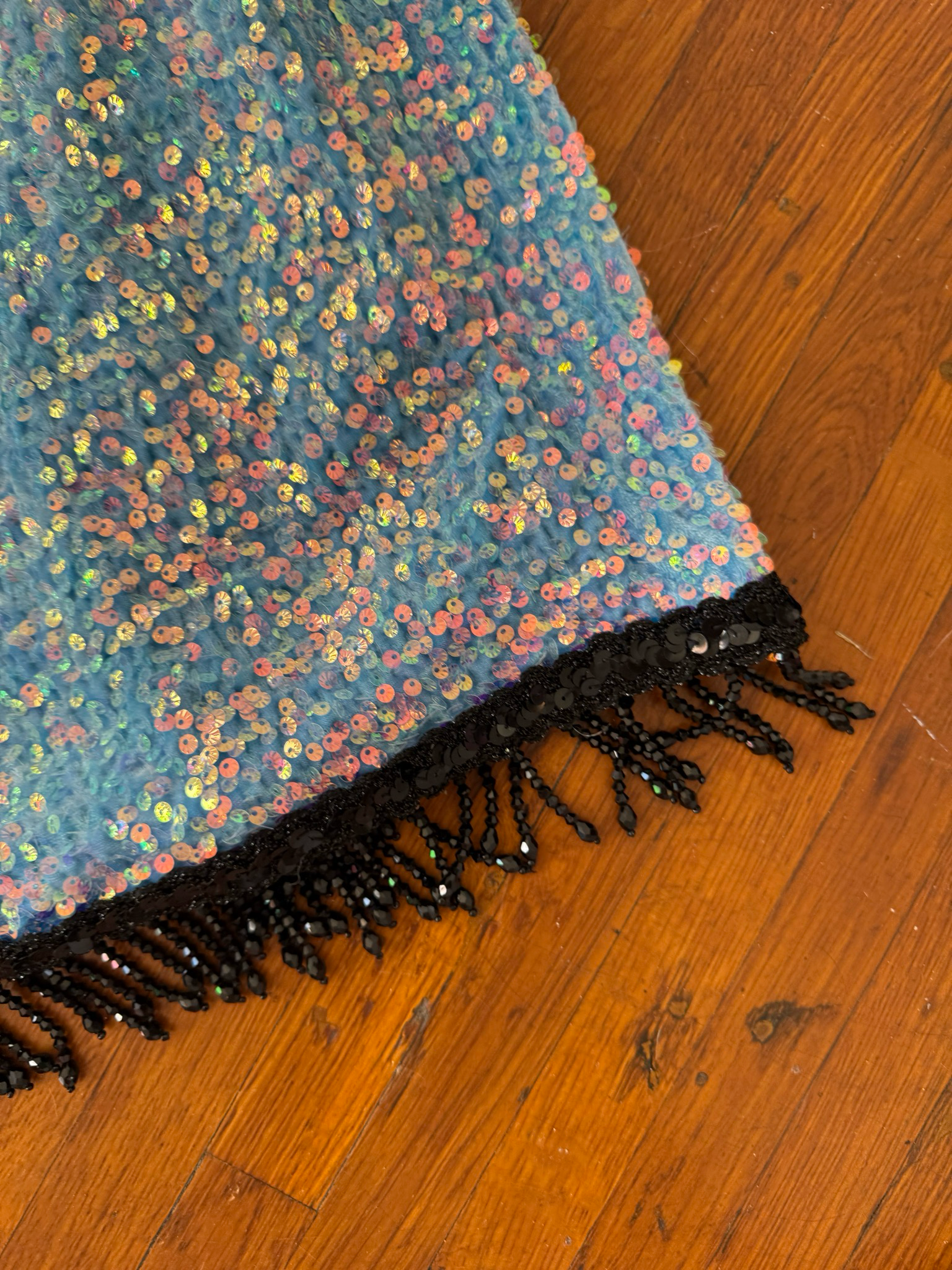 handmade sequin mini dress