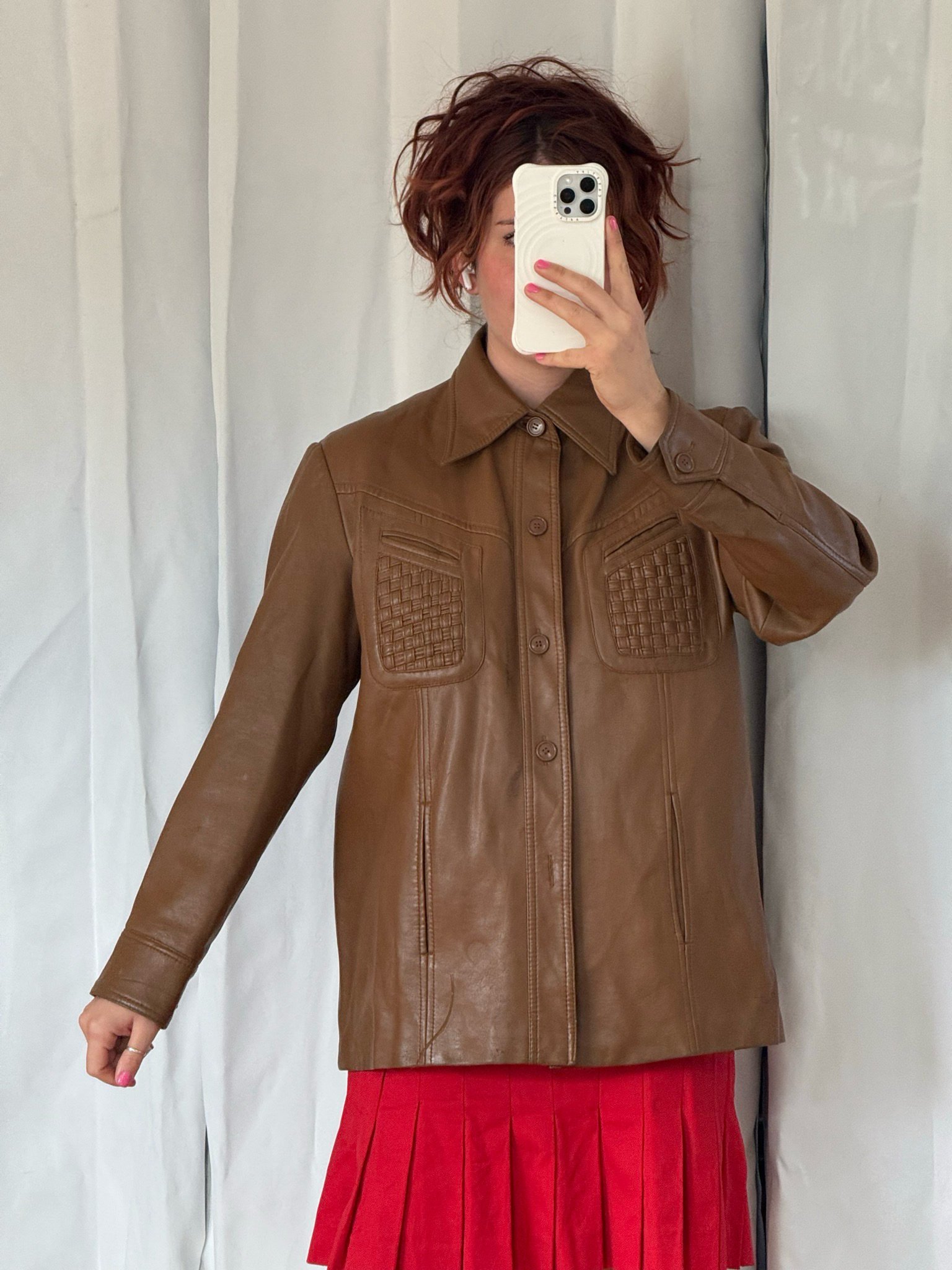 vintage 70’s faux leather jacket