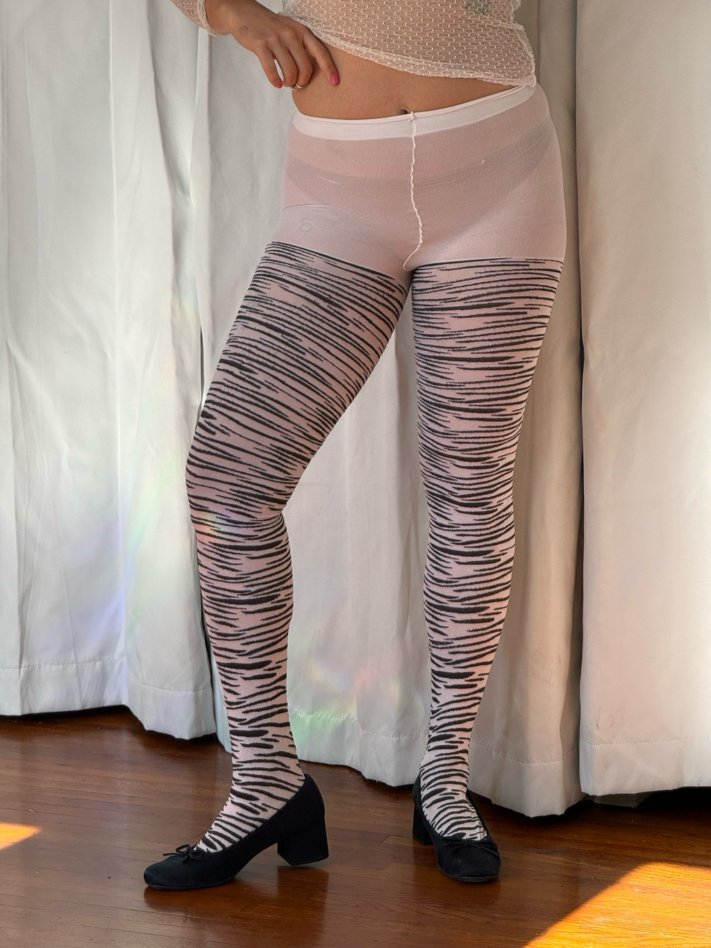 zebra tights