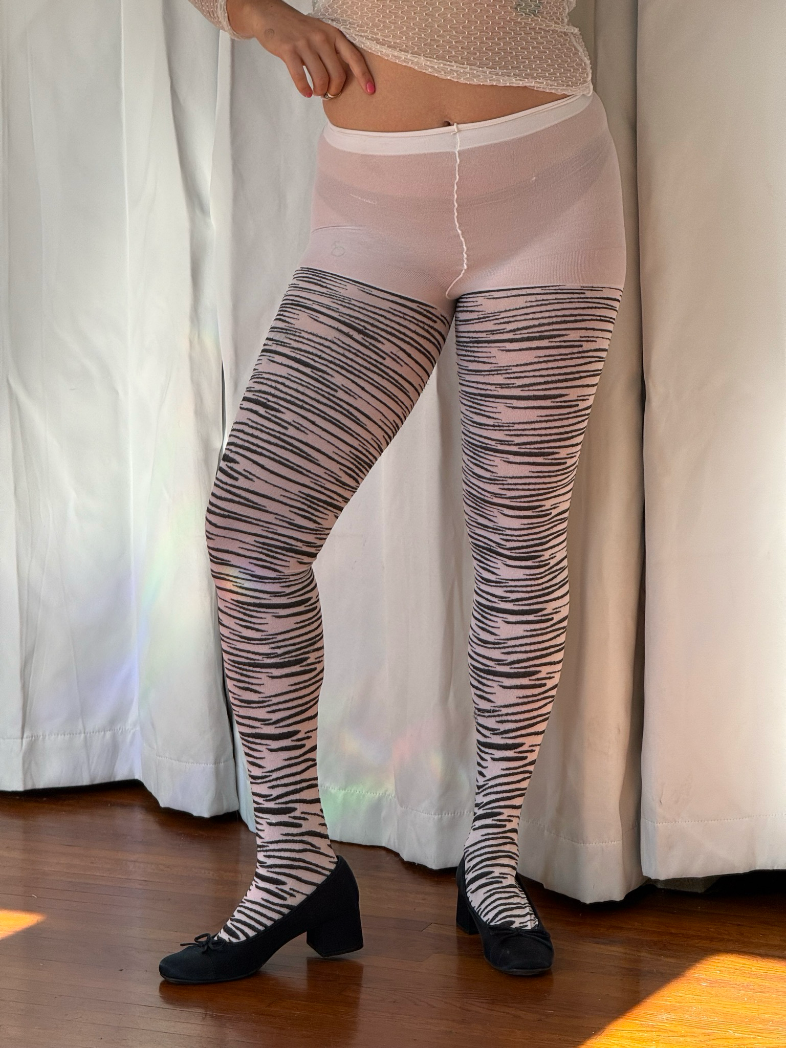 zebra tights