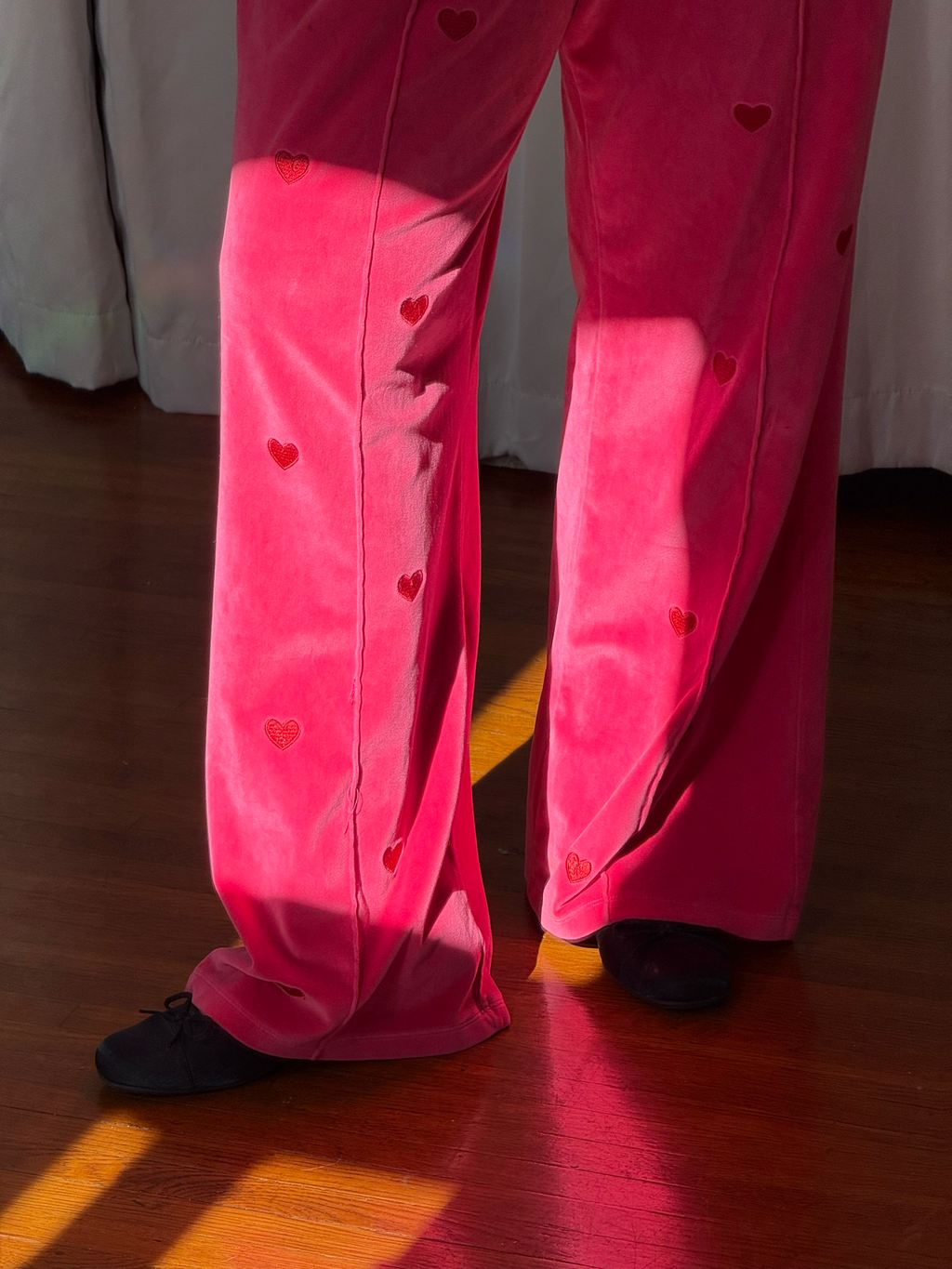 lazy oaf velour track pants