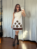 vintage daisy cotton dress