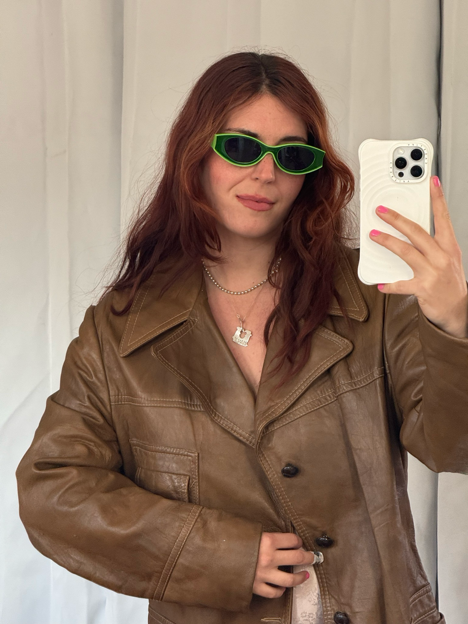 ⋆｡˚✩ neon green sunglasses