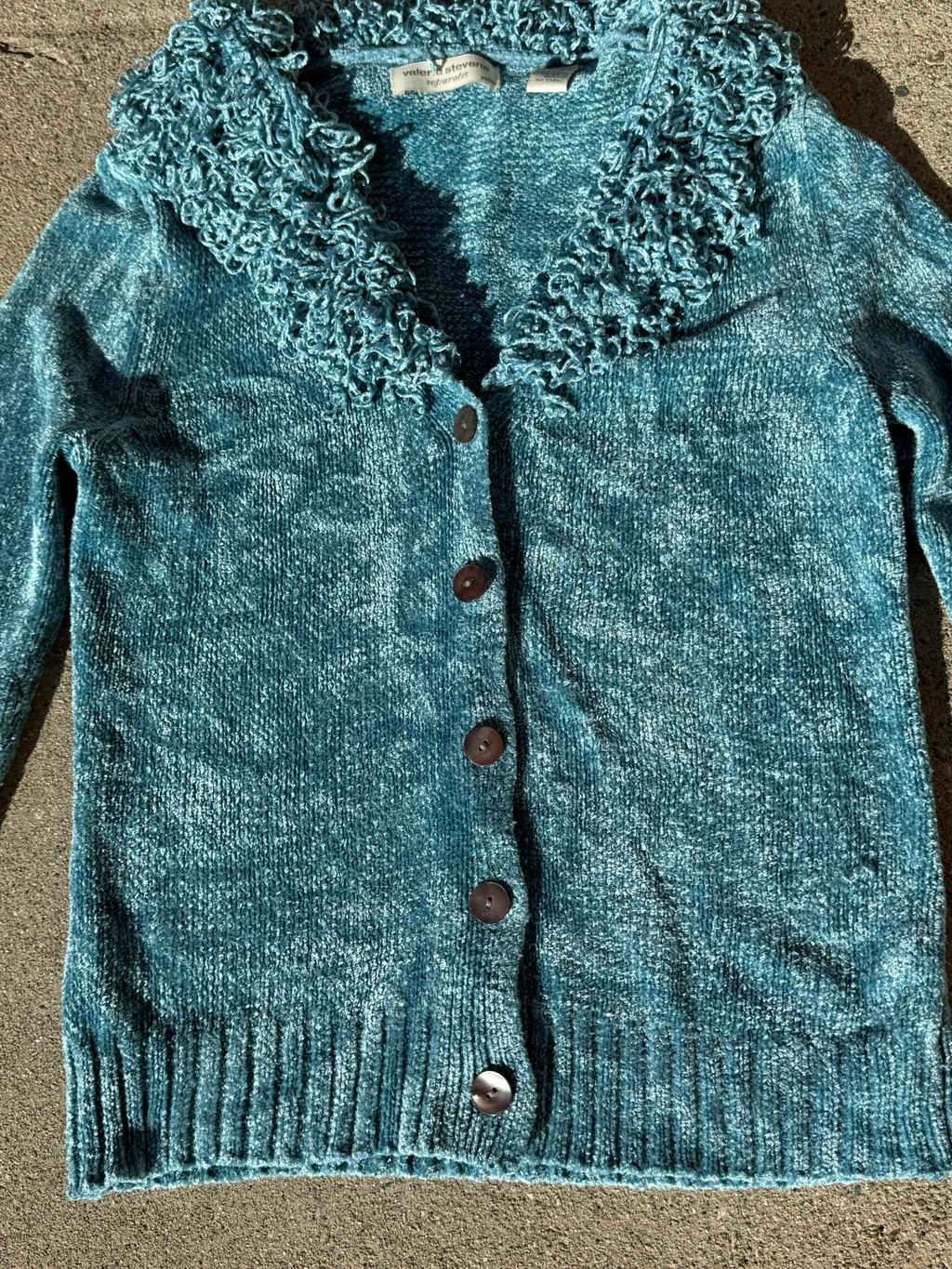 chenille cardigan