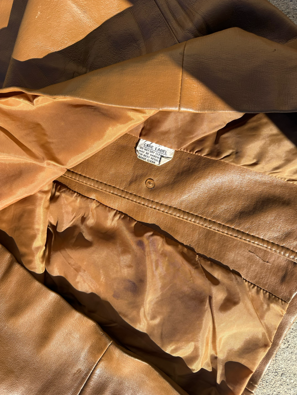 vintage 70’s faux leather jacket