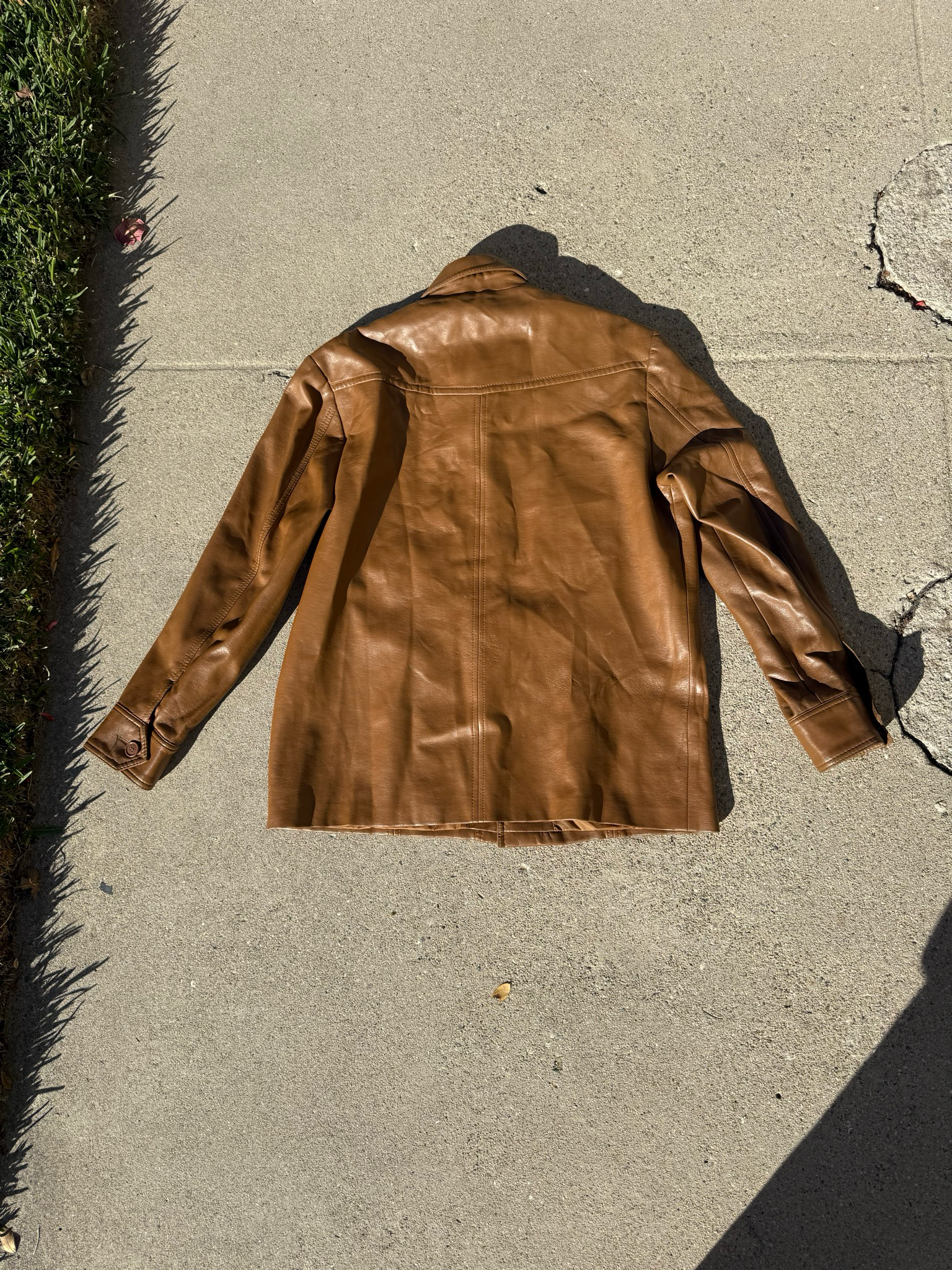 vintage 70’s faux leather jacket