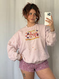 ✿ what would dolly do butterfly embroidered crewneck ✿