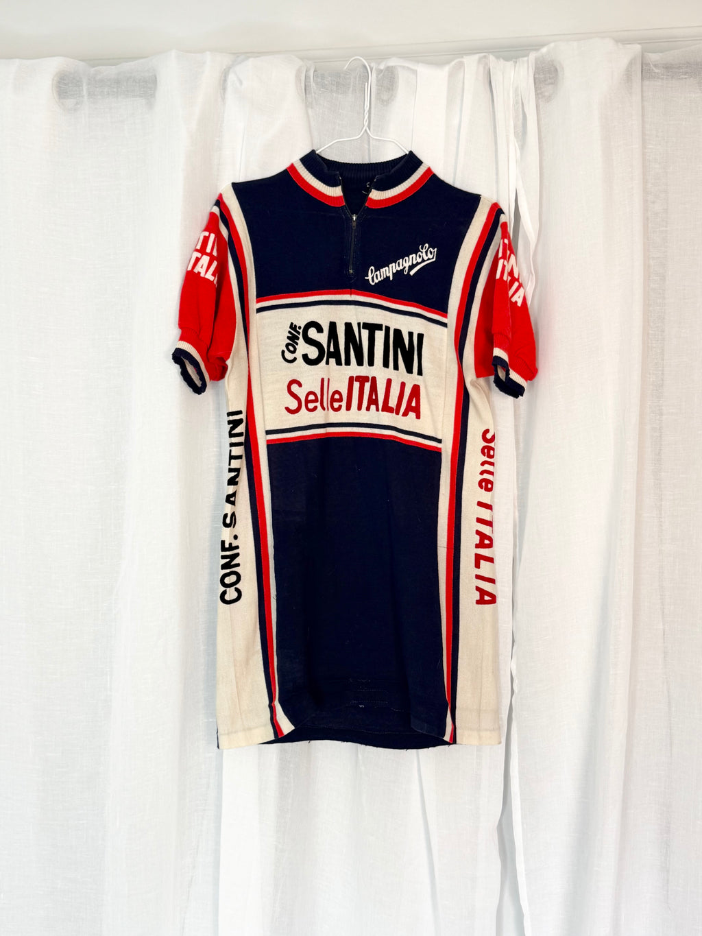 ✦ 90s SANTINI × Selle Italia cycling jersey ✦ Made in Italy ✦