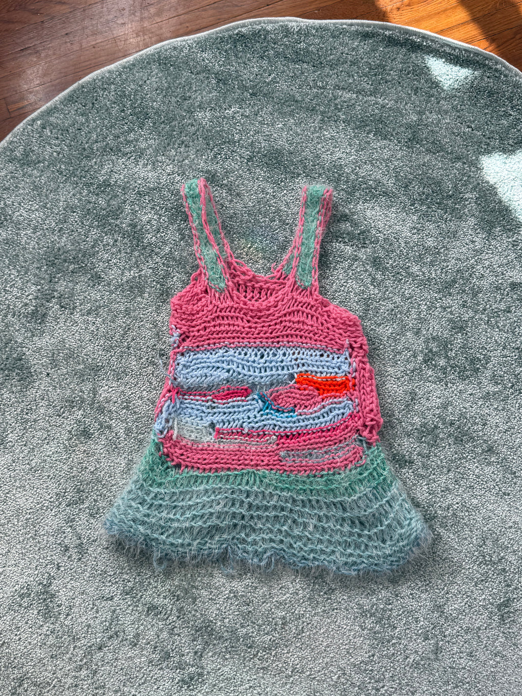 ✿ colors of jades handmade crochet tank ✿