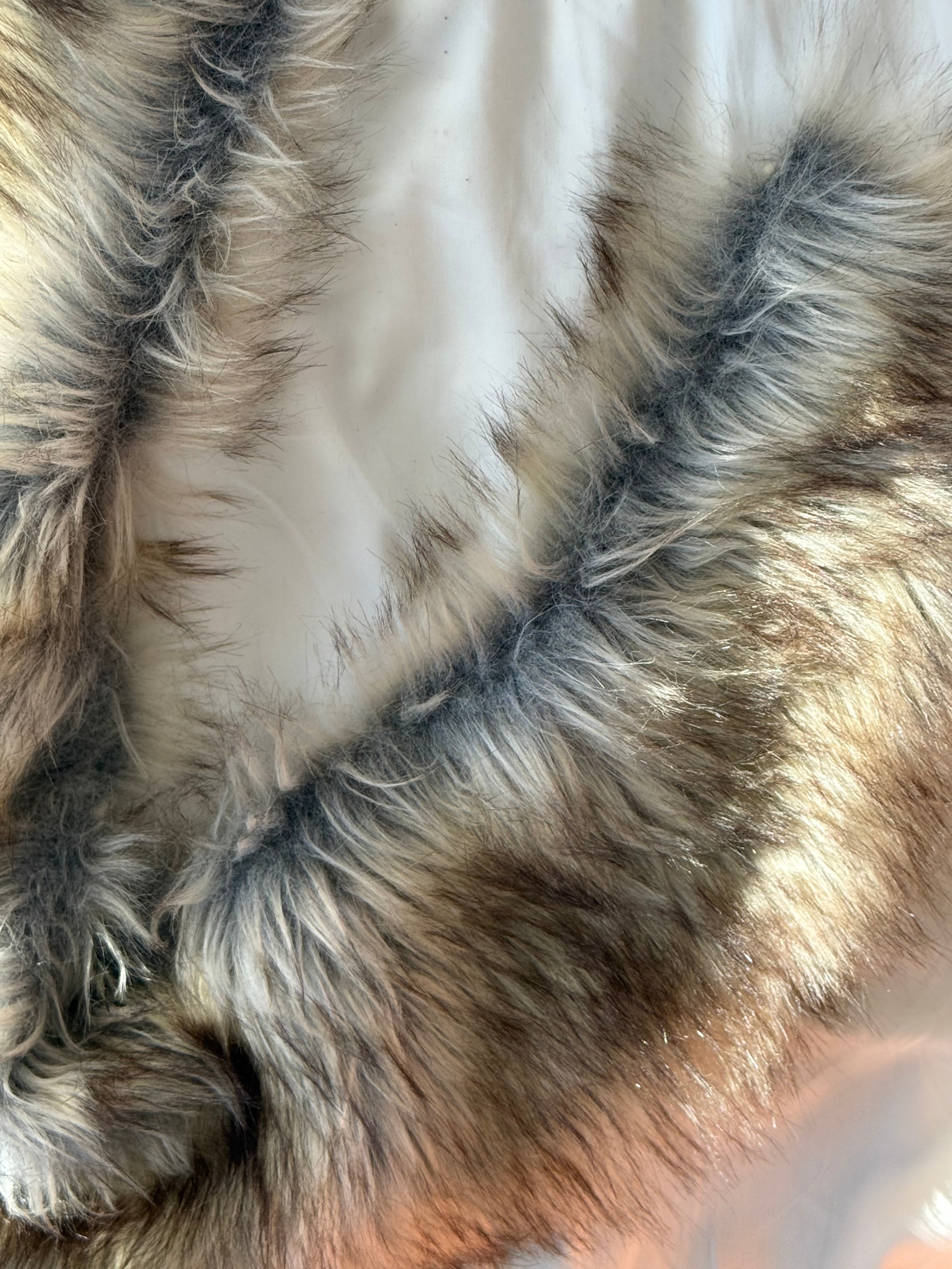 vintage faux fur collar