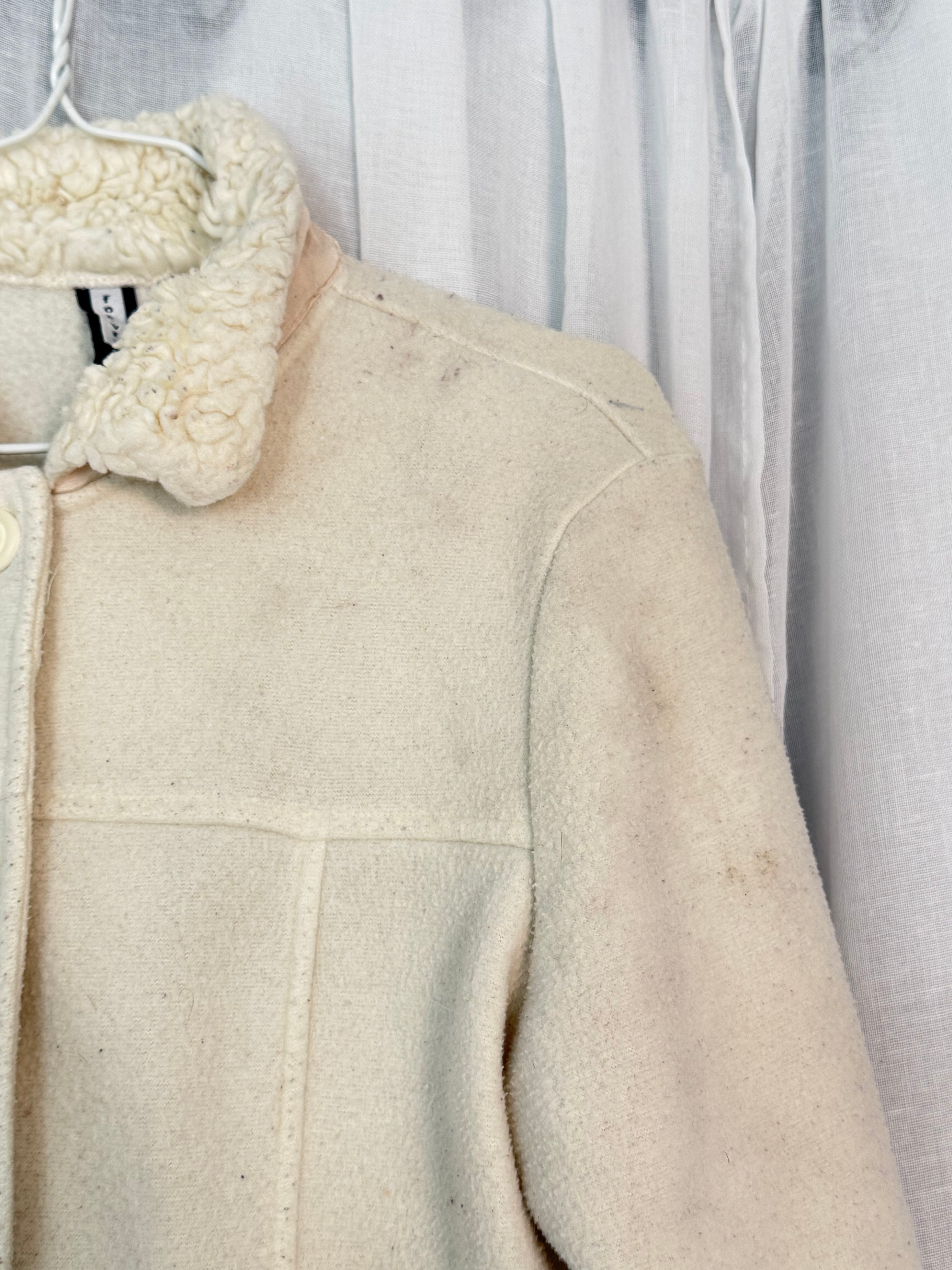 vintage forever 21 teddy jacket 🤍