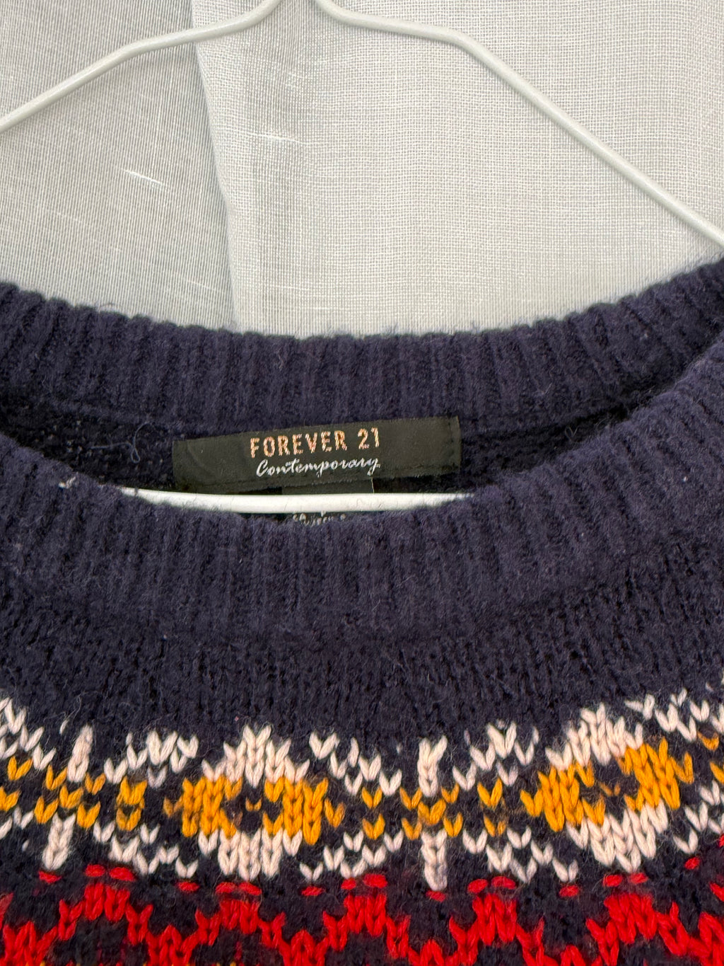 fair isle sweater 🧡