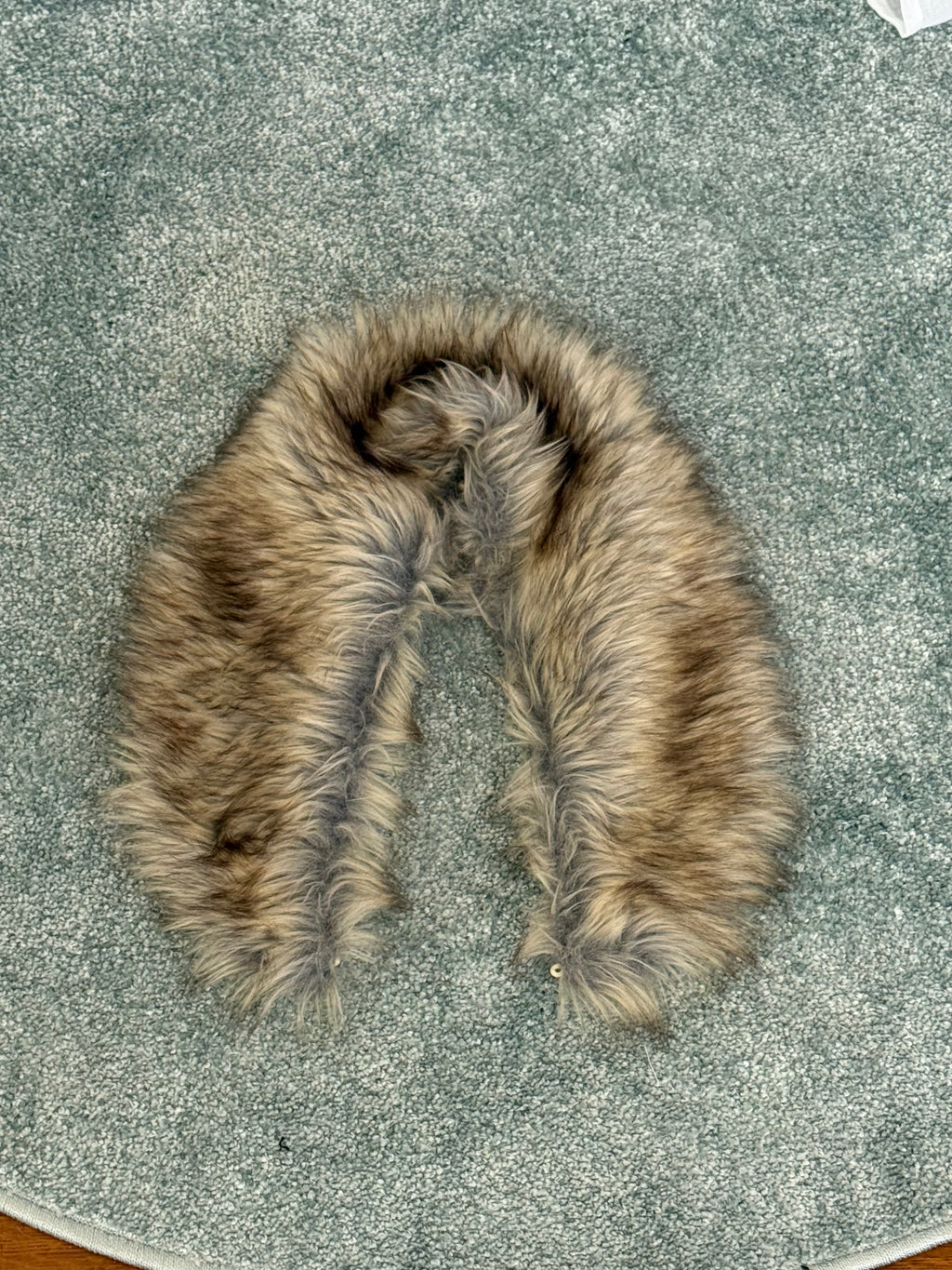 vintage faux fur collar
