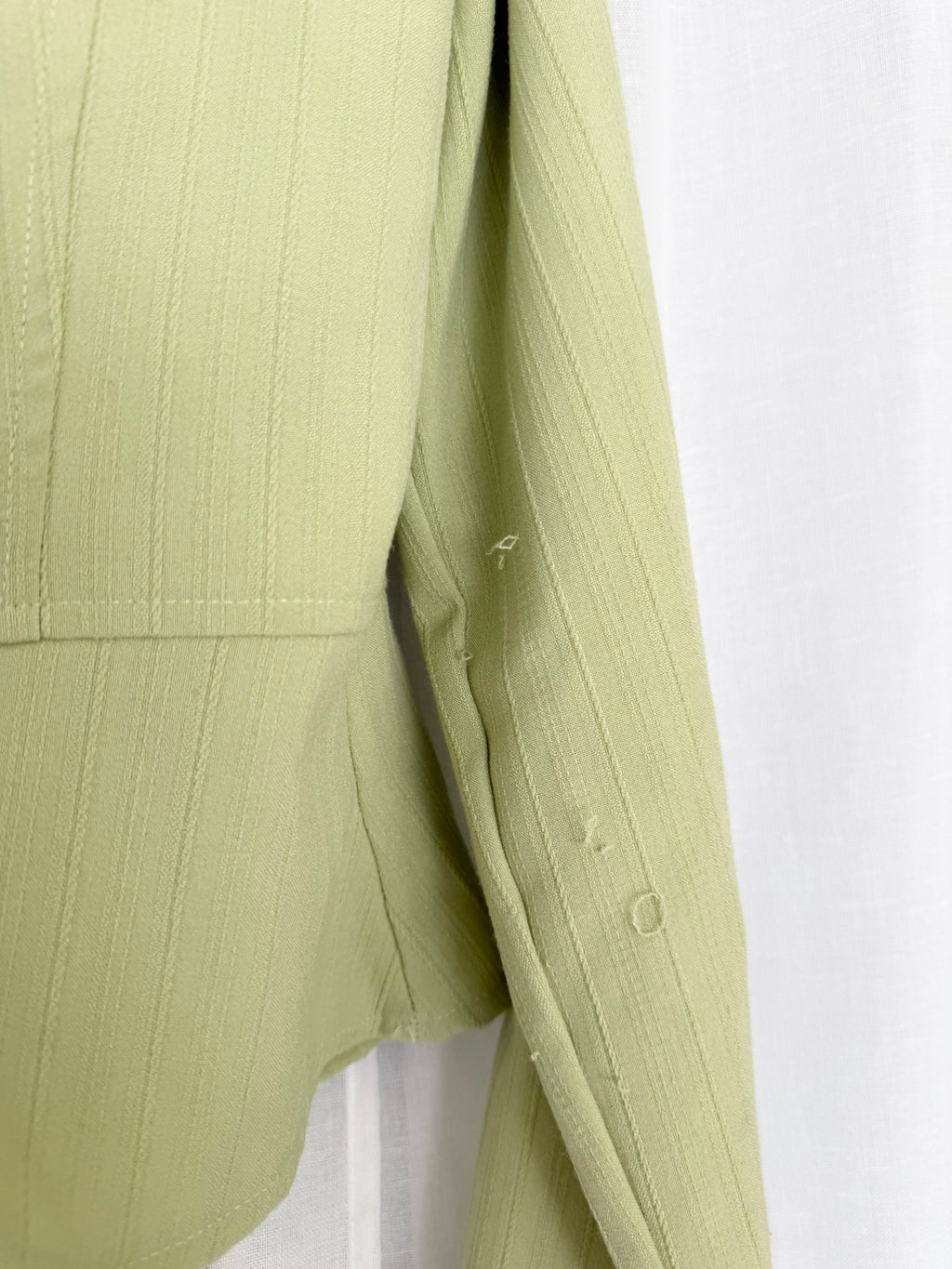 y2k lime green fitted blazer ✧