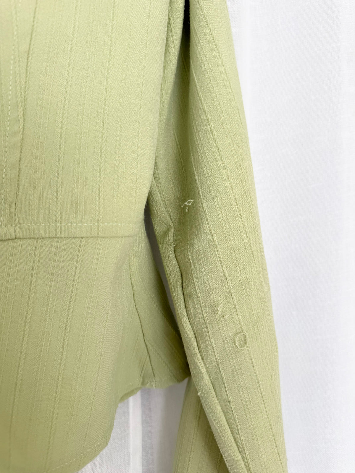 y2k lime green fitted blazer ✧