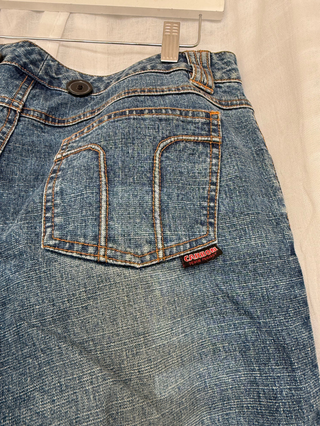 vintage y2k low rise carbon jeans (31”)