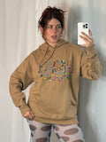 hand-painted boots hoodie 🤎👢