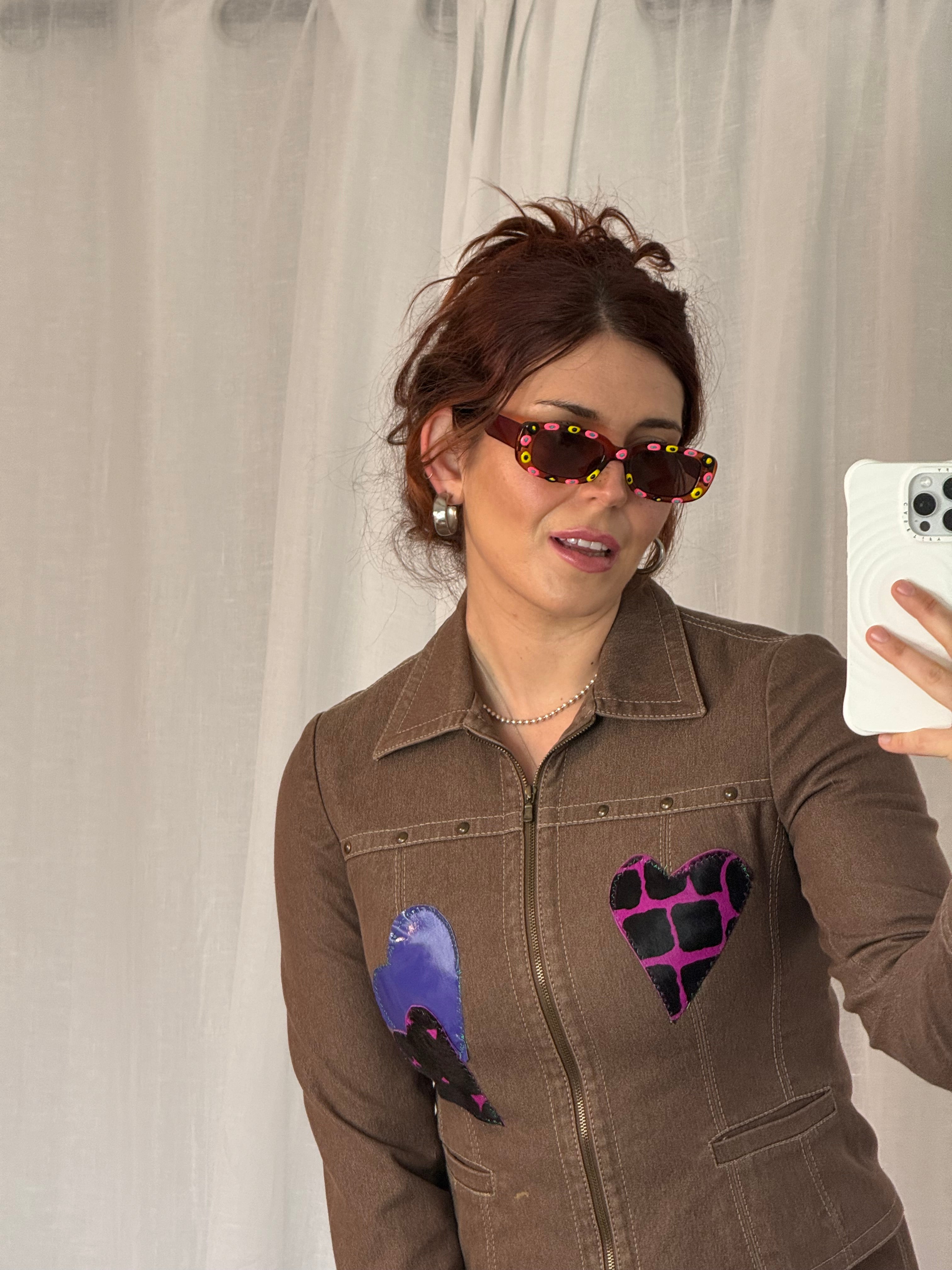 hand painted Y2K sunglasses