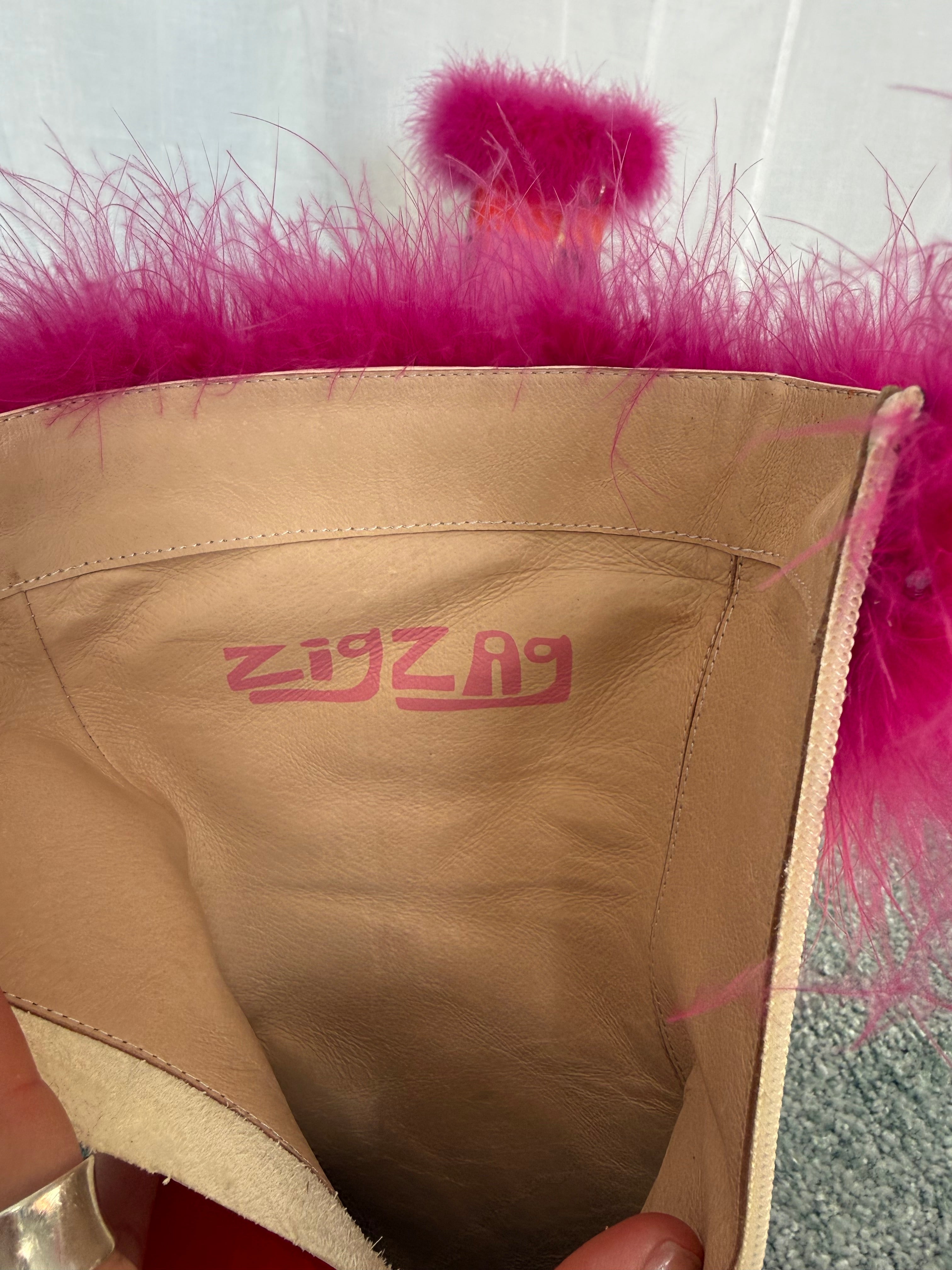 ✿ ruffled feathers checker boots ✿ (size 10)