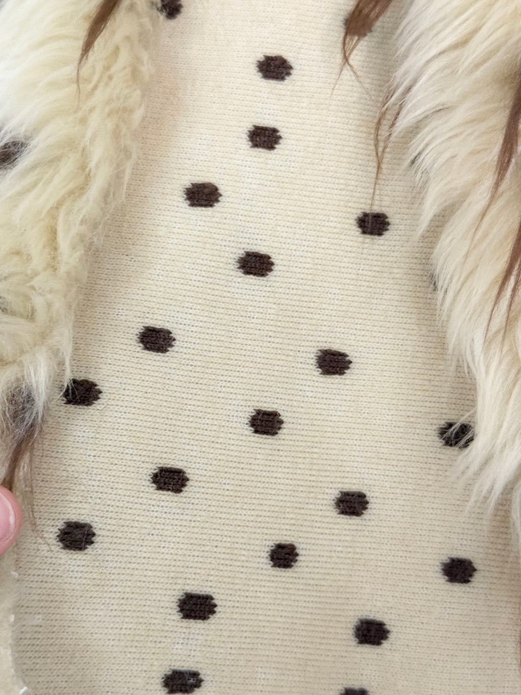 faux fur skinny scarf