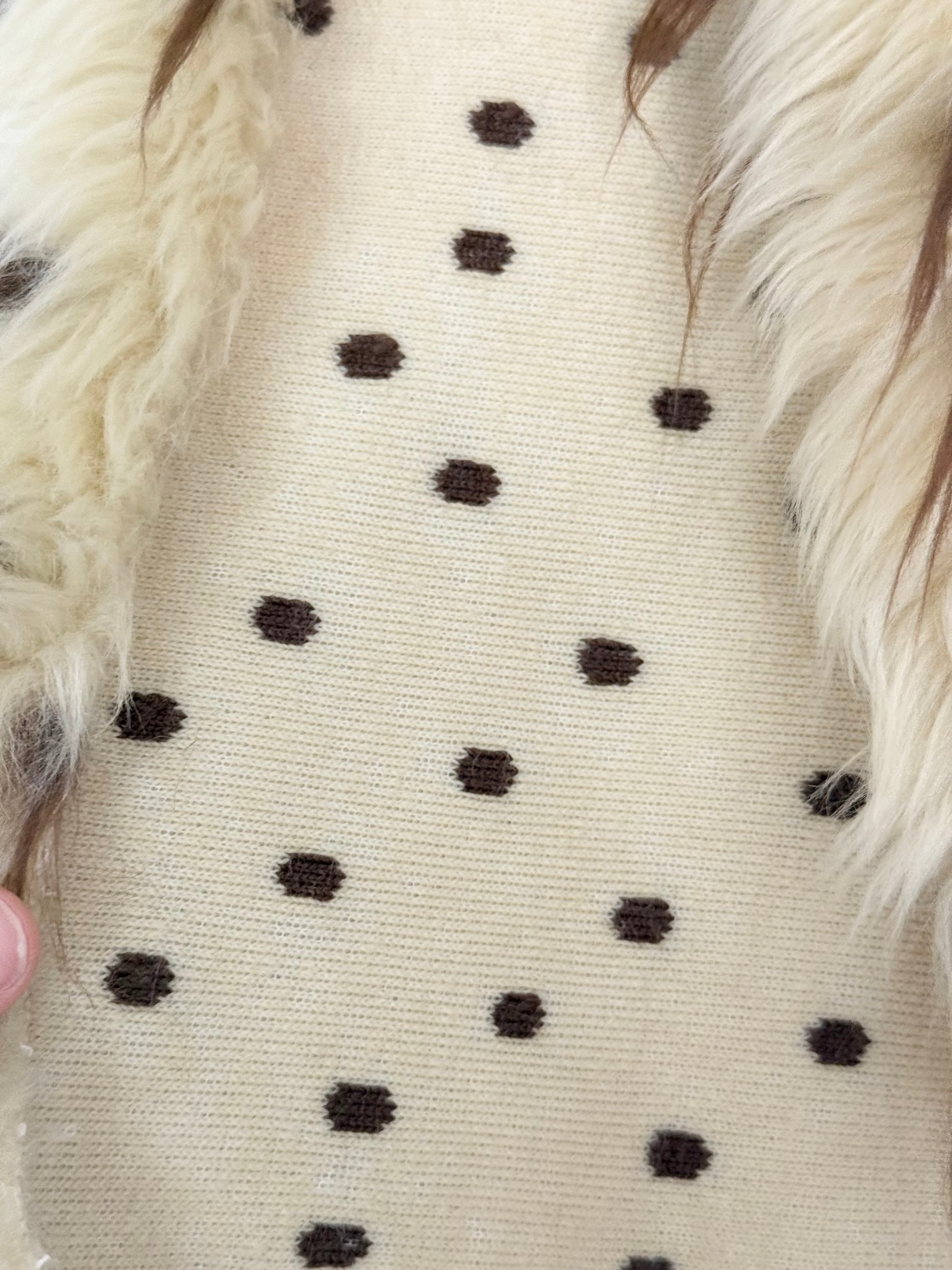 faux fur skinny scarf