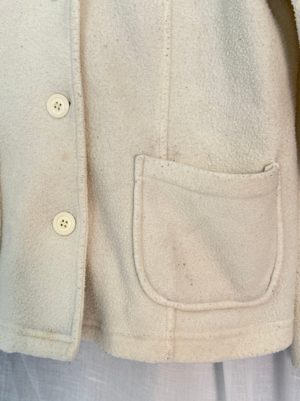 vintage forever 21 teddy jacket 🤍