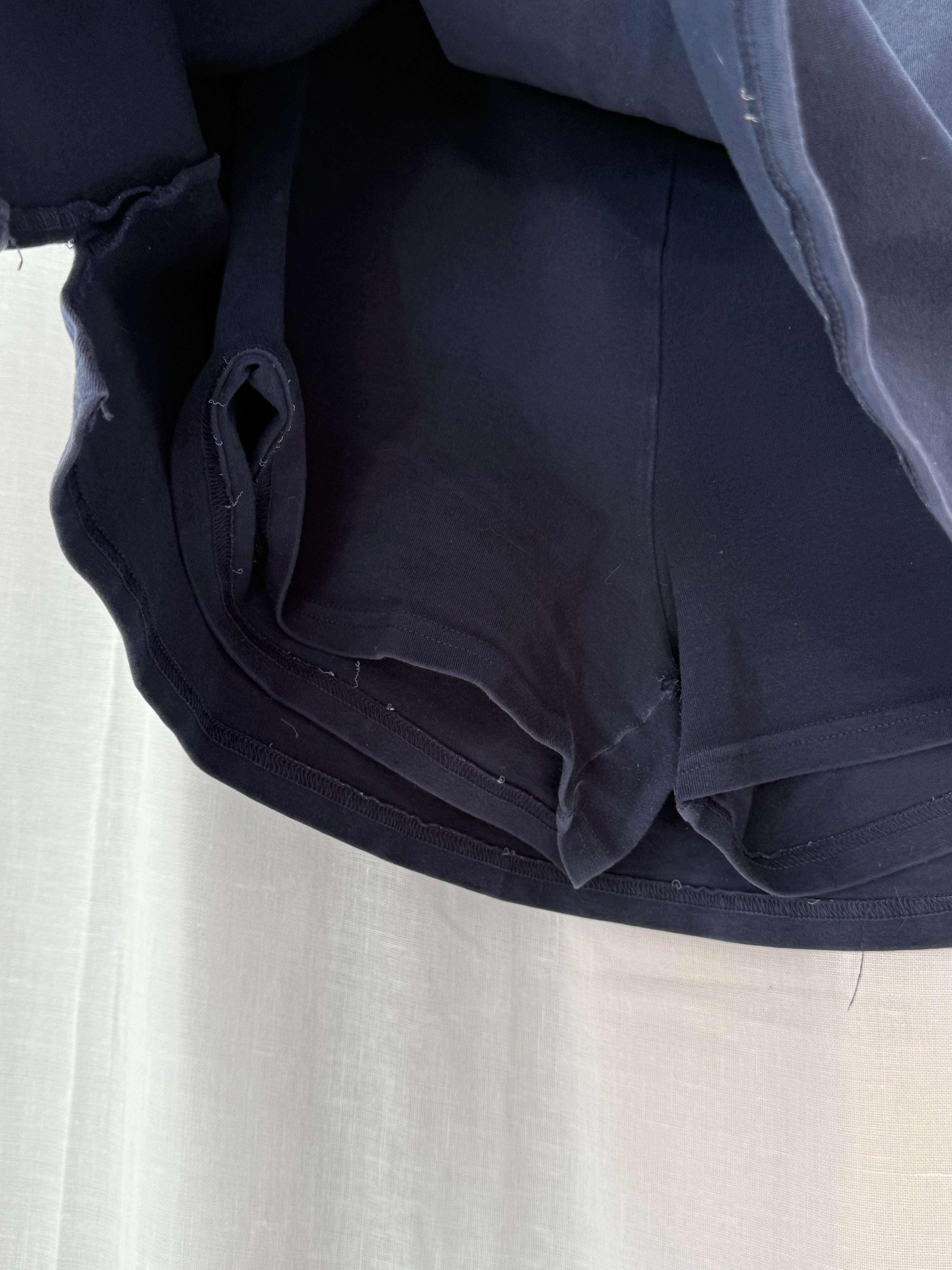 LA apparel navy skort