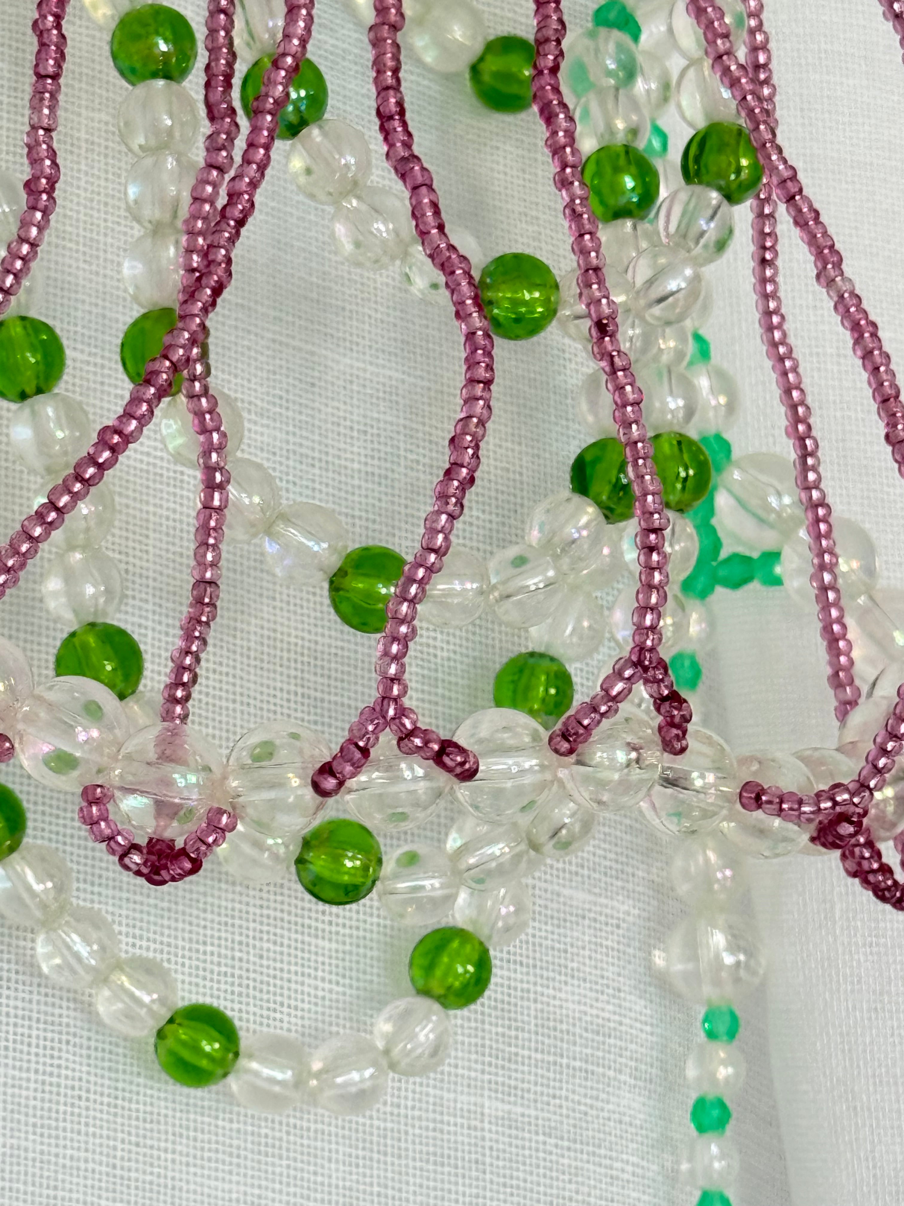 ✧ beaded halter bralette ✧