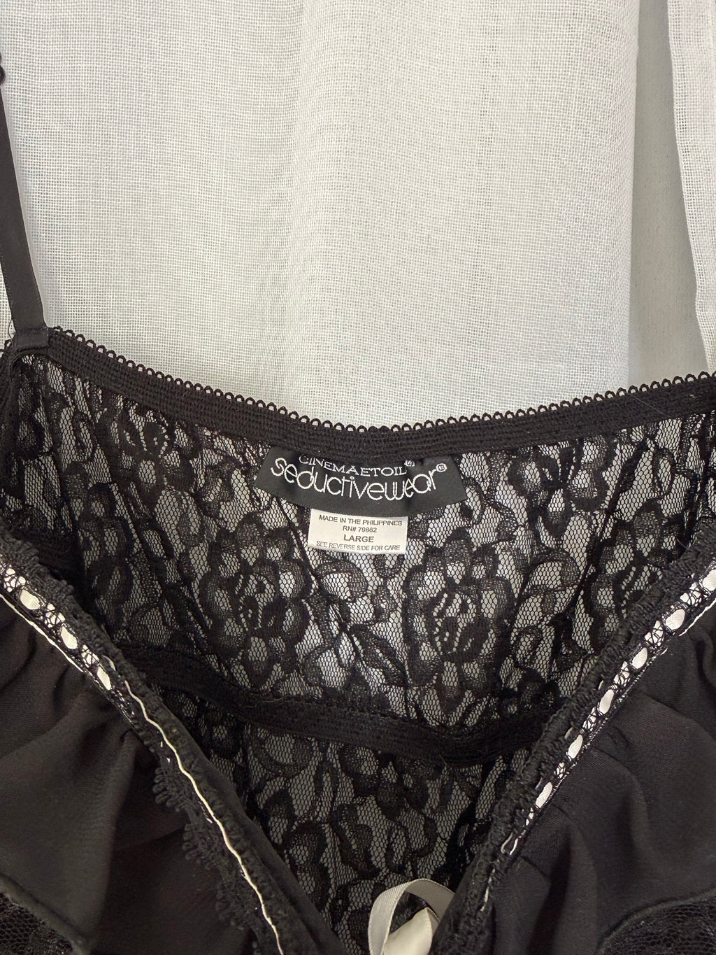 black lace babydoll dress