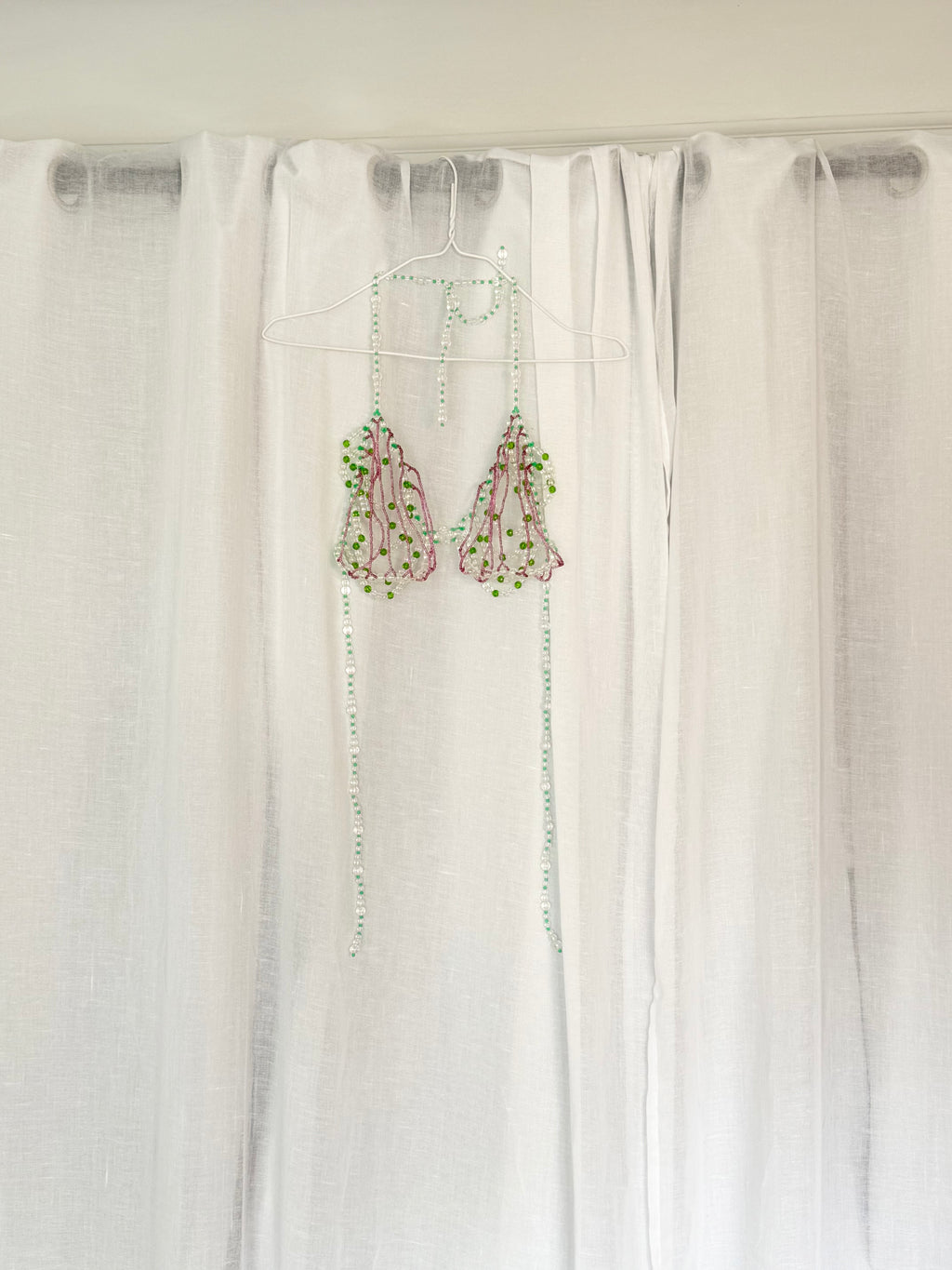 ✧ beaded halter bralette ✧