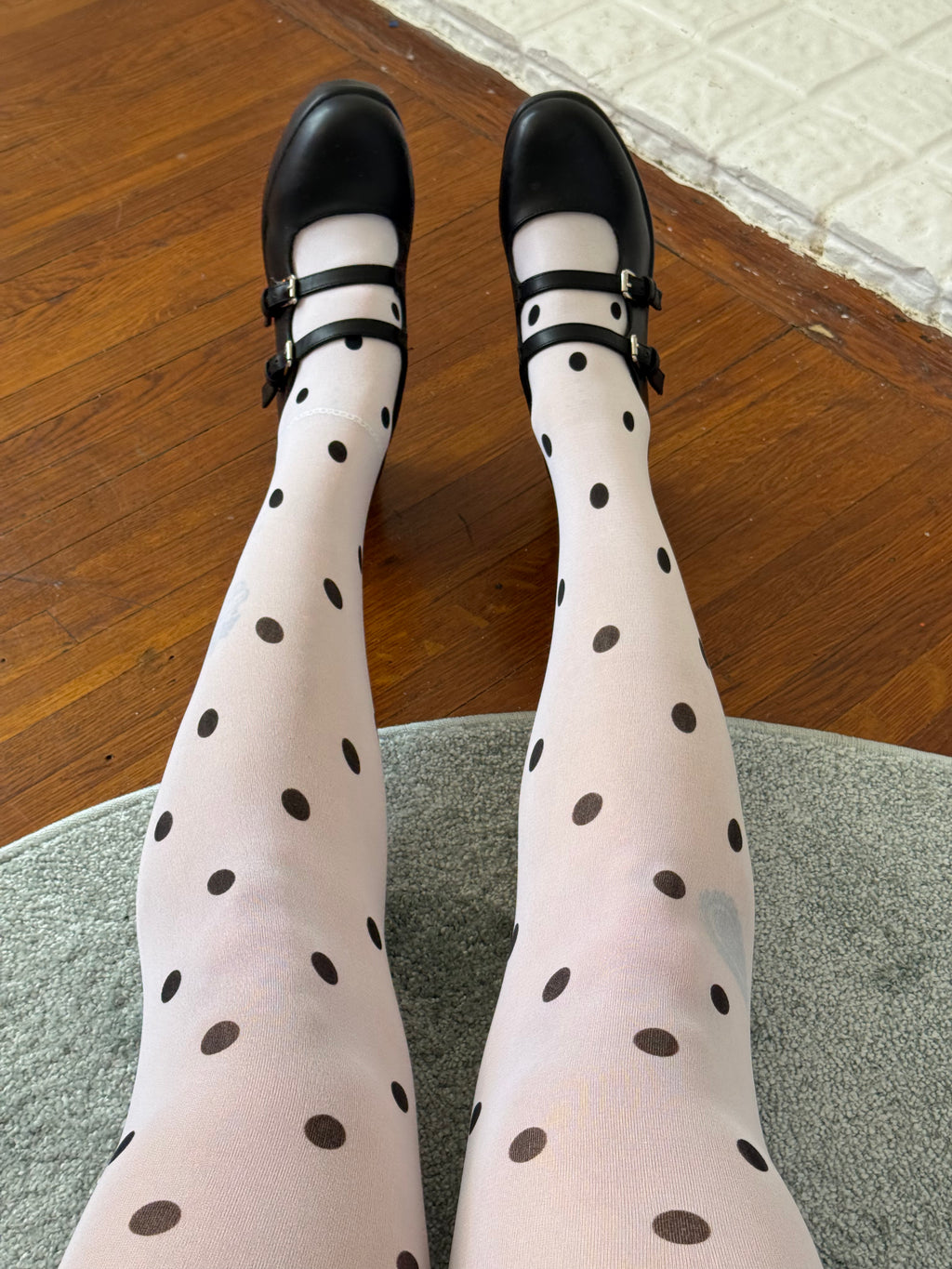 𓆩♡𓆪 polka dot sheer tights  𓆩♡𓆪 ⋆