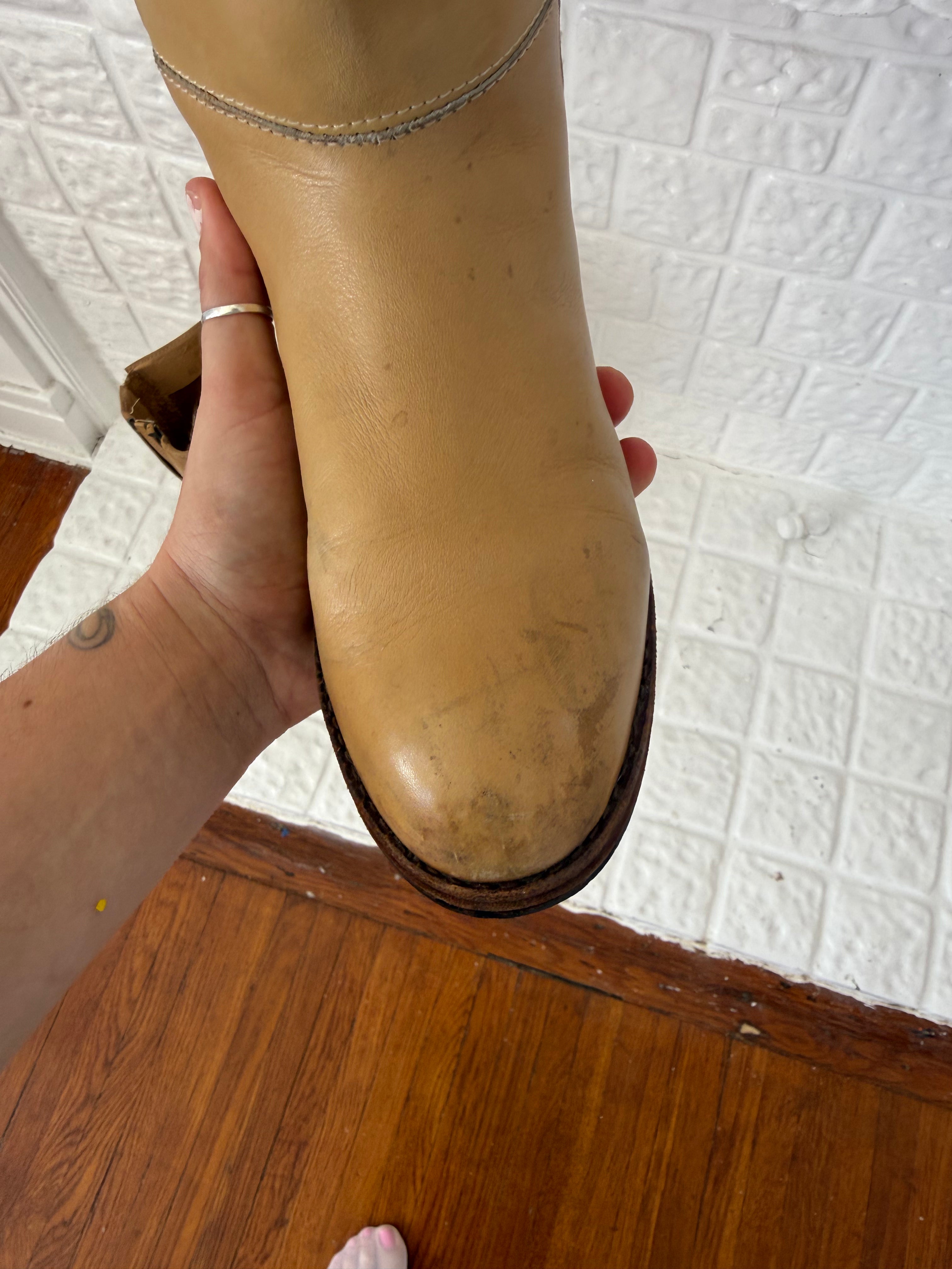 ✦ vintage tall leather riding boots