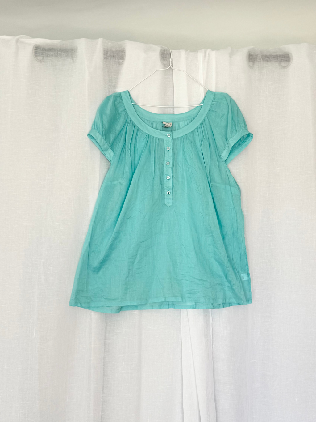 ✦ sheer cotton babydoll top/ mini dress