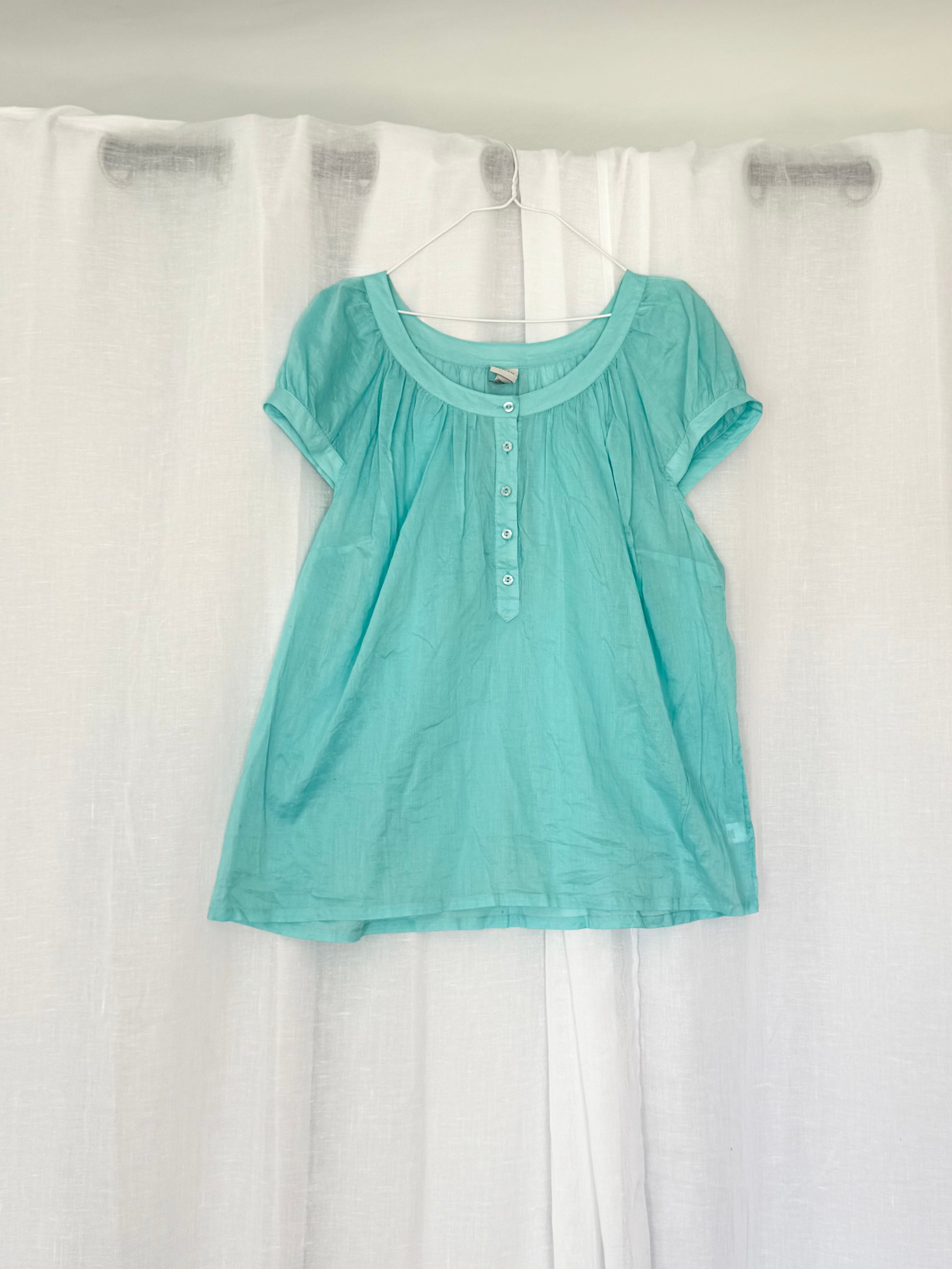 ✦ sheer cotton babydoll top/ mini dress