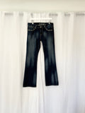 ✿ y2k studded flare jeans