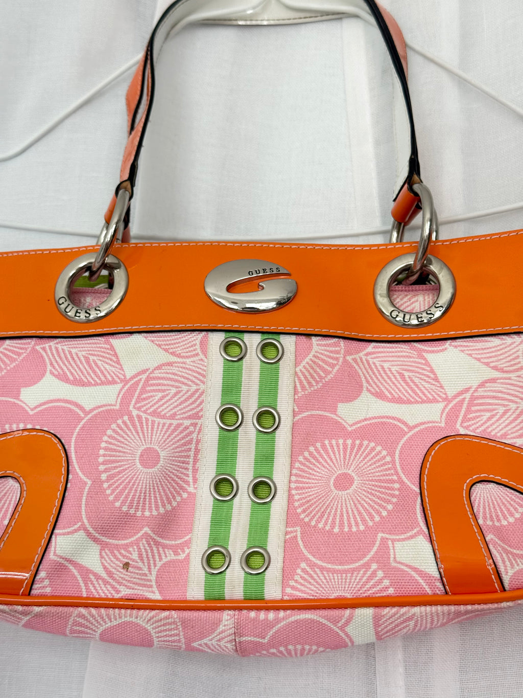 ✿ vintage guess Y2K floral shoulder bag