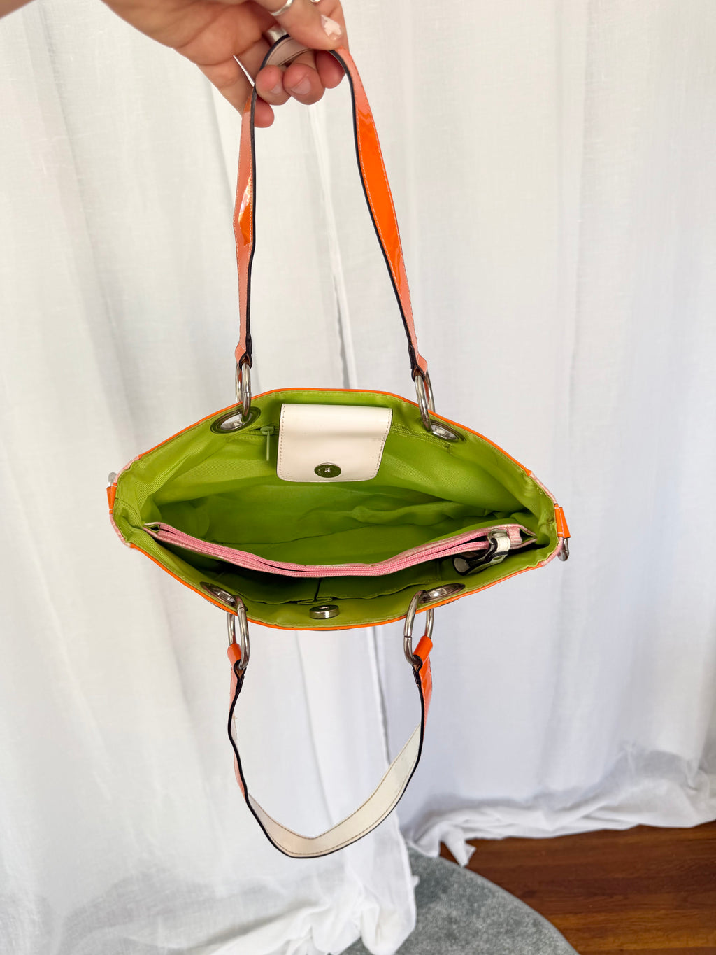 ✿ vintage guess Y2K floral shoulder bag