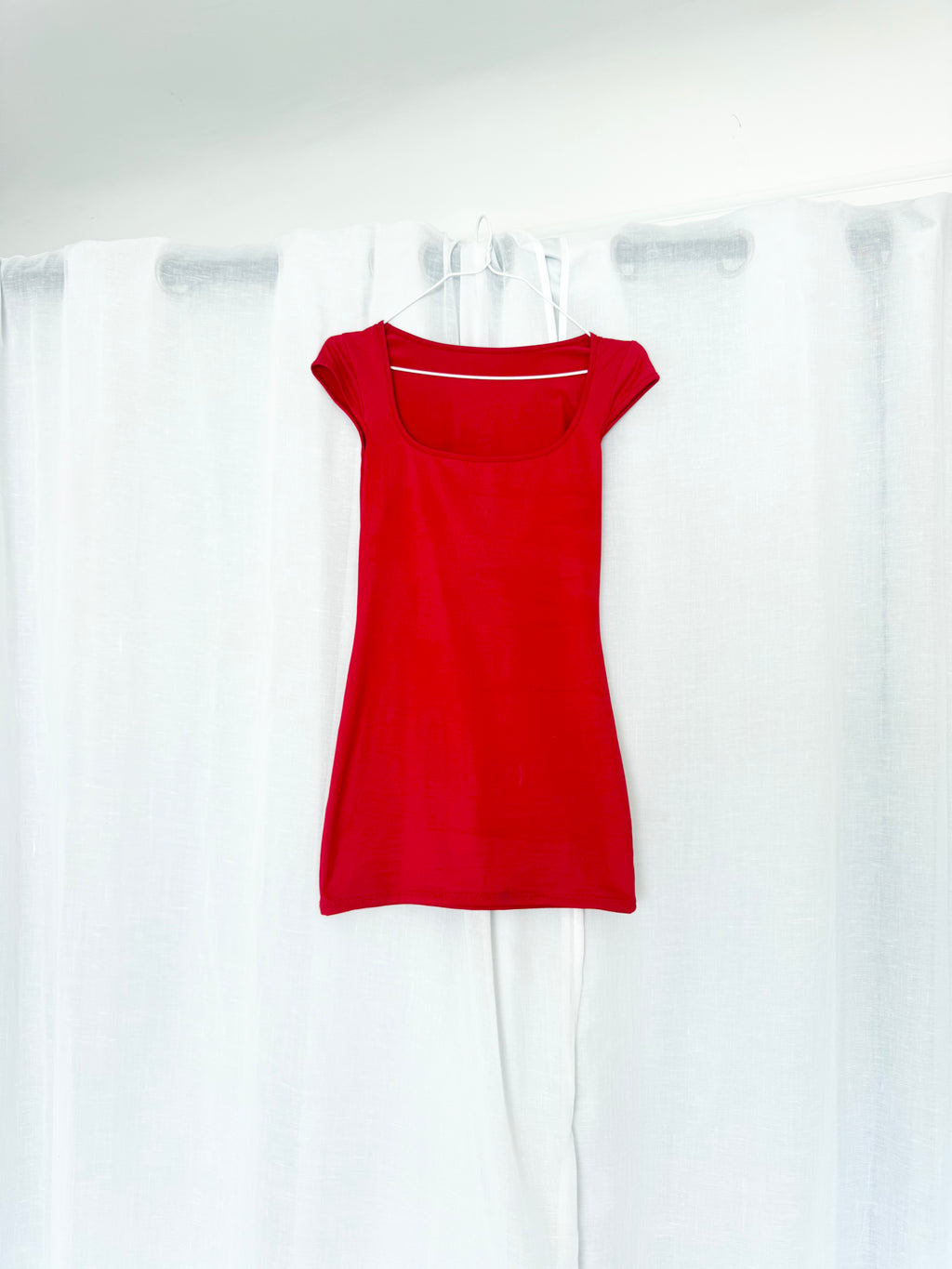 vintage y2k cap sleeve red micro mini dress