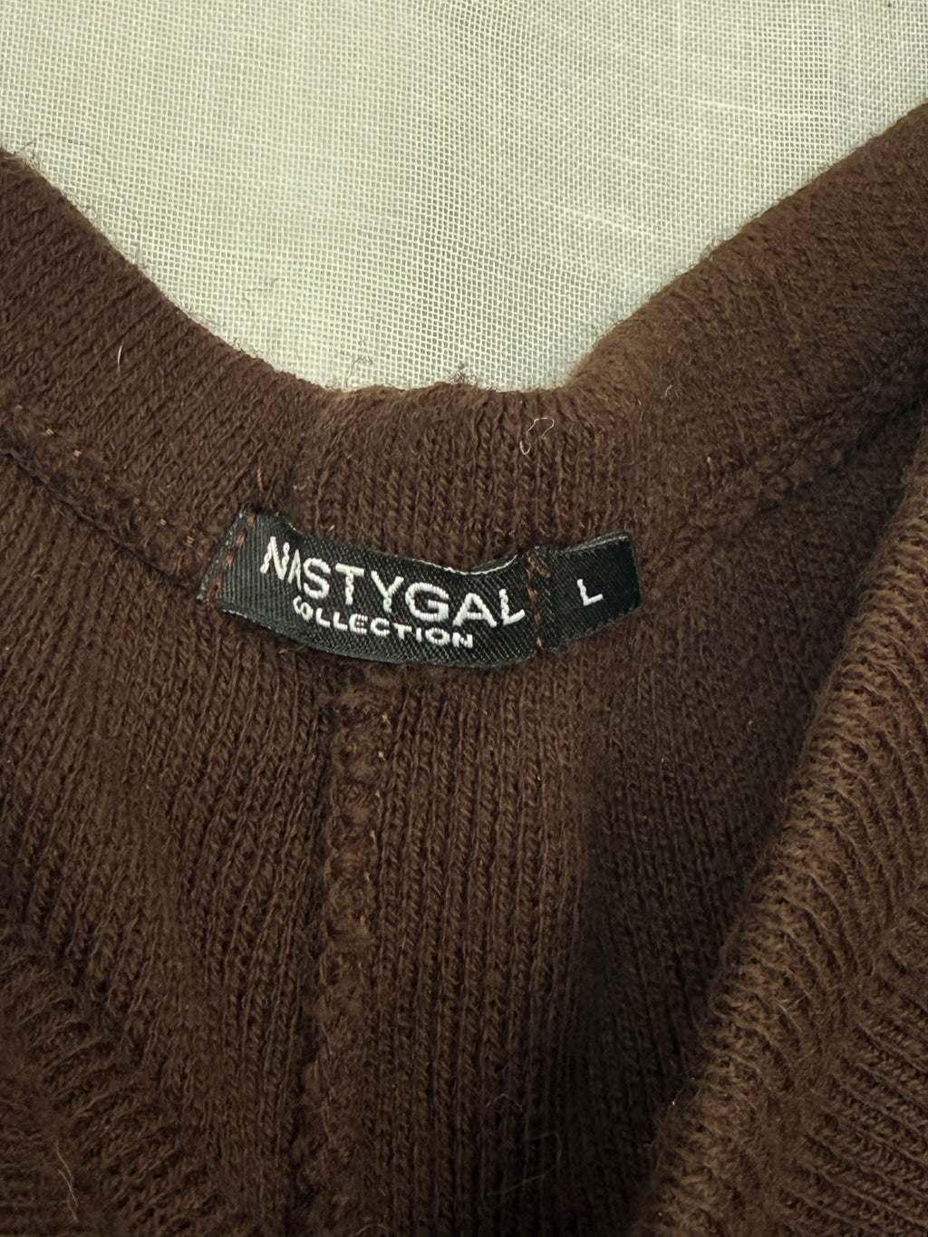 ⋆𓆩♡𓆪 brown knit mini shorts