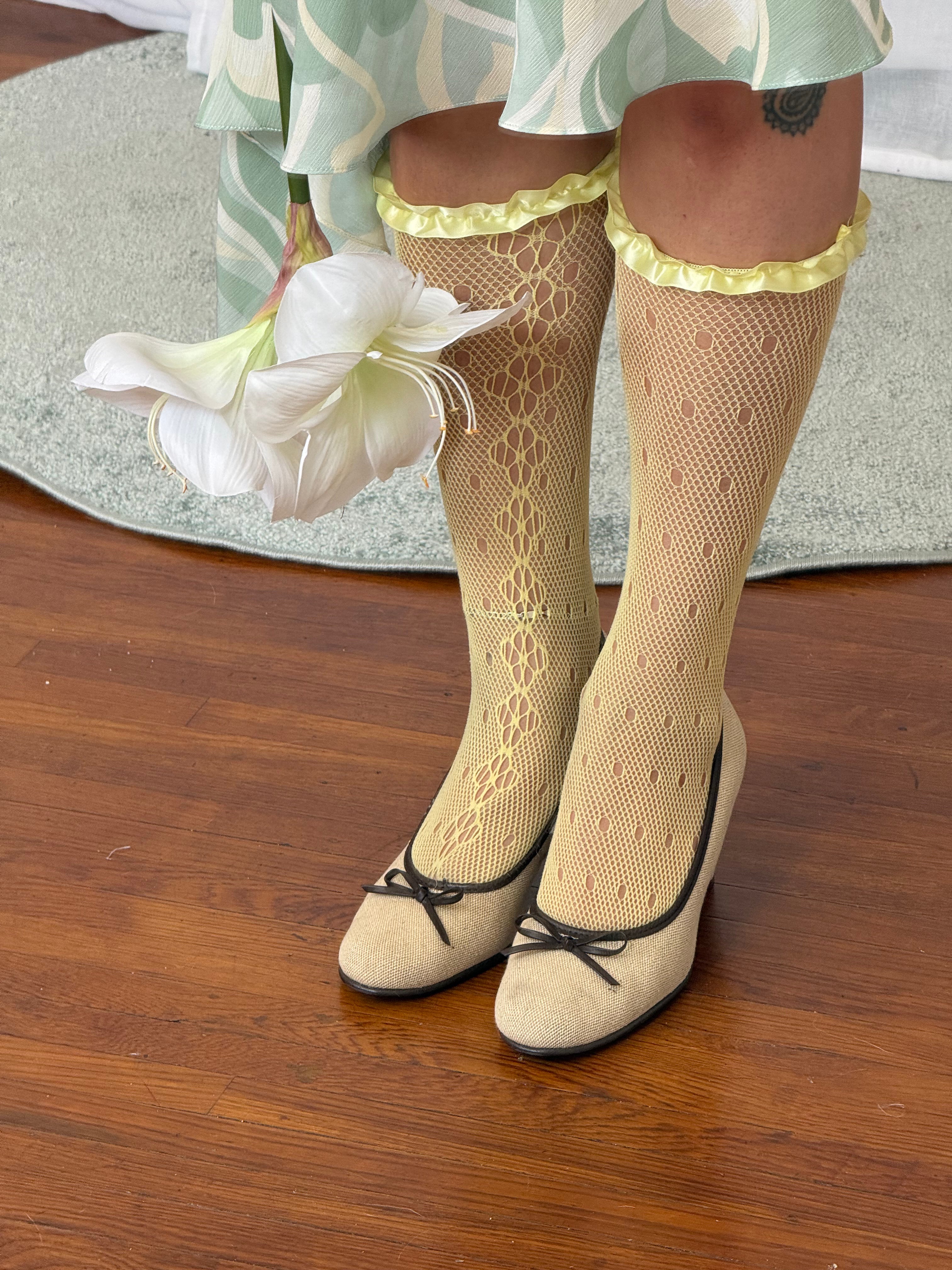 ✿ predictions bow detail kitten heel pumps