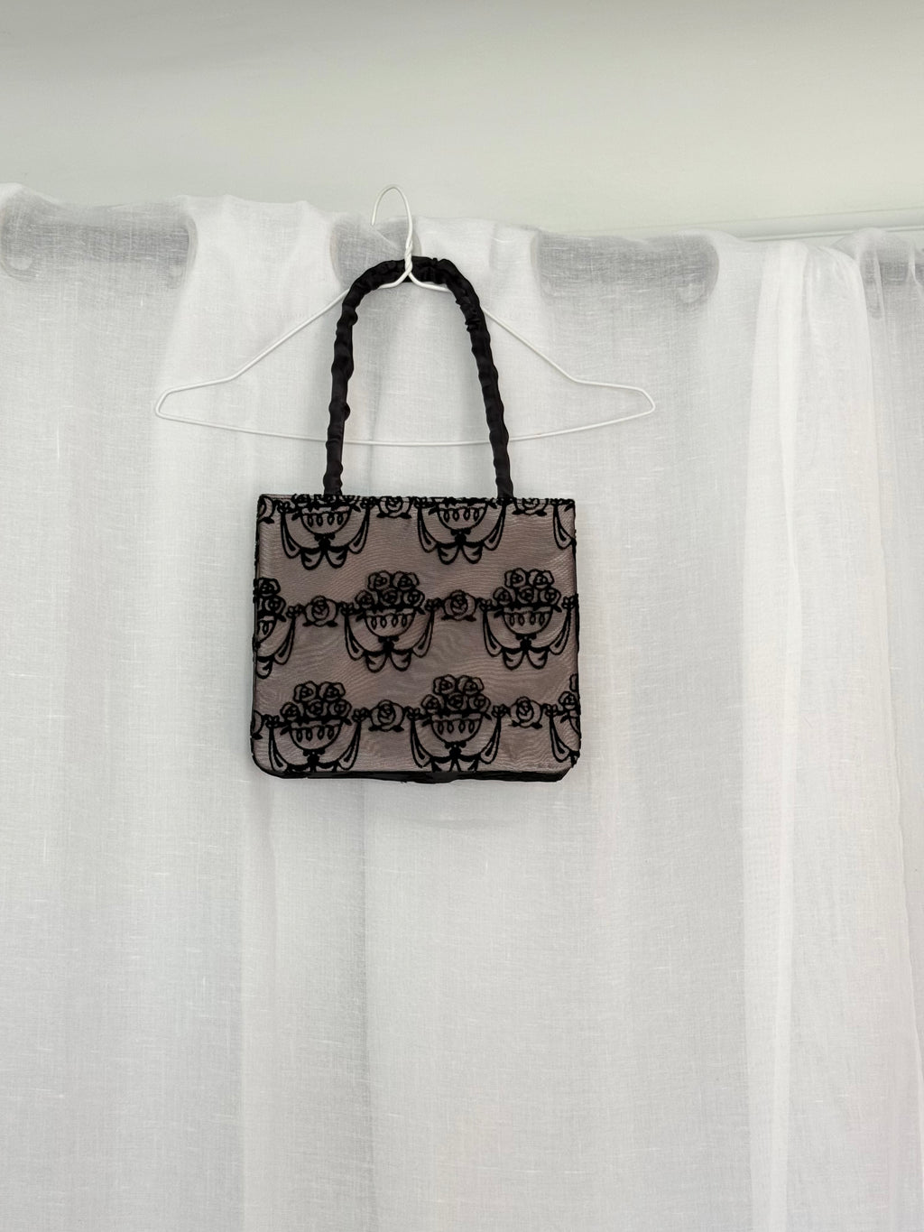✿ sheer lace mini shoulder bag ✿
