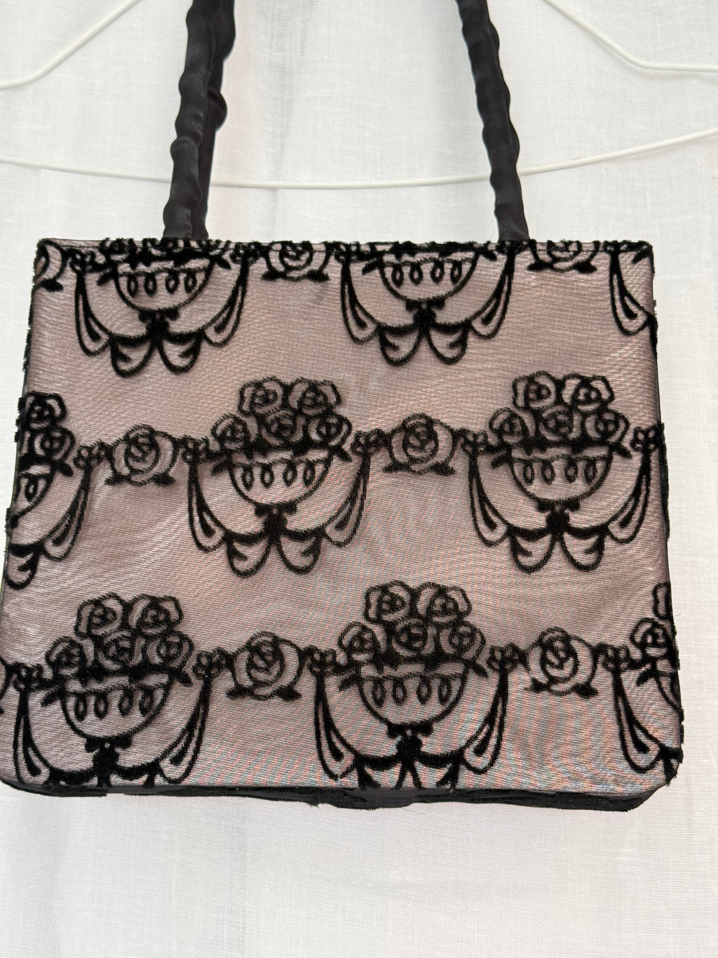 ✿ sheer lace mini shoulder bag ✿