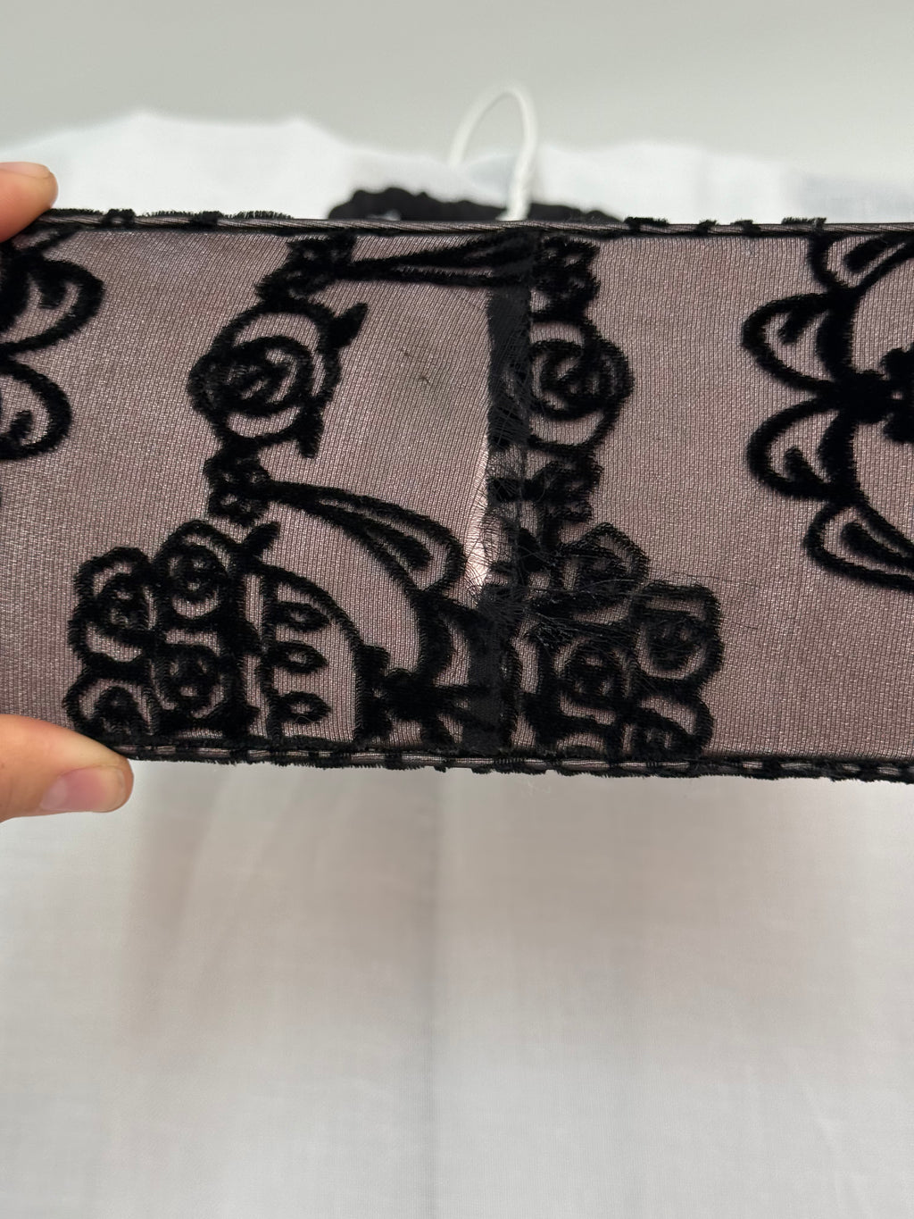 ✿ sheer lace mini shoulder bag ✿