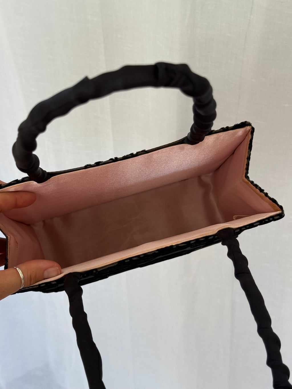 ✿ sheer lace mini shoulder bag ✿