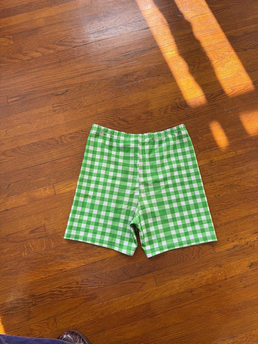 handmade plaid shorts