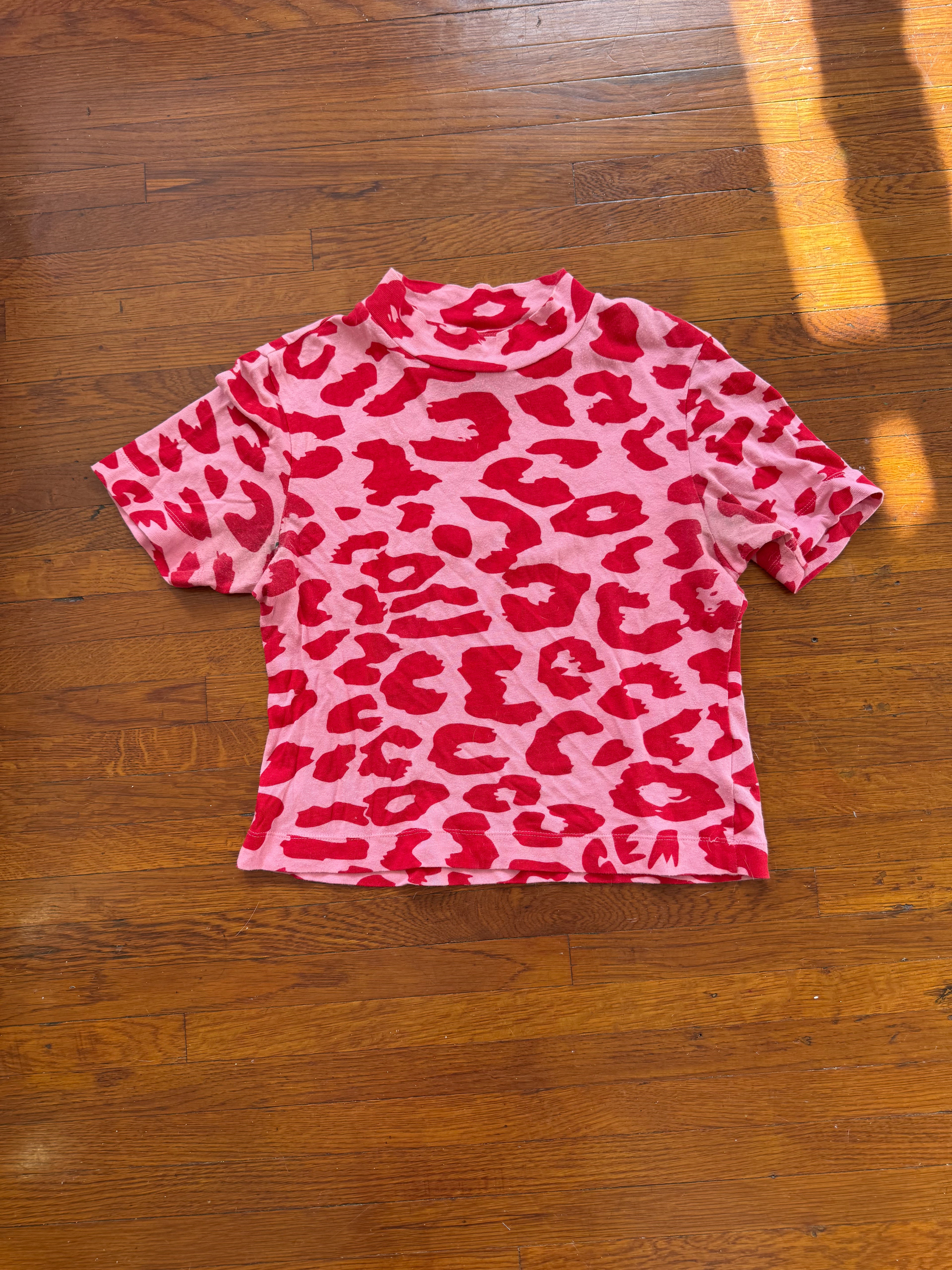 lazy oaf cheetah tee