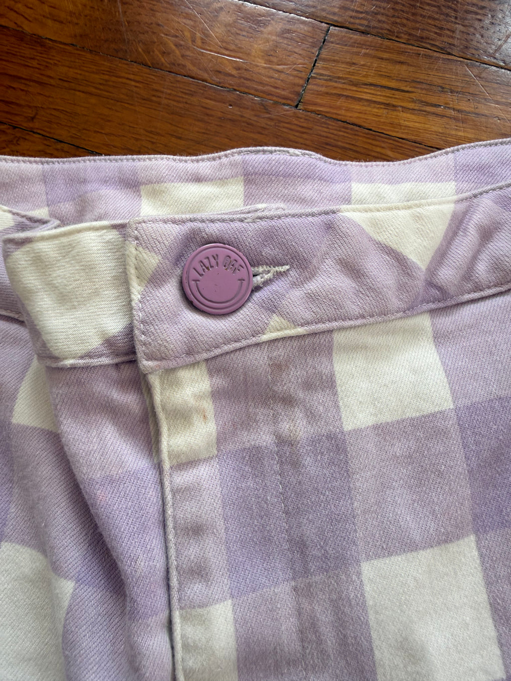 kawaii gingham capris