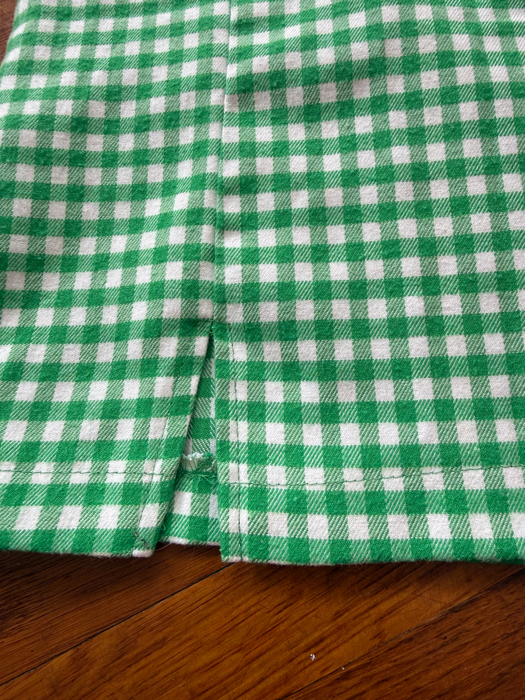 gingham skirt