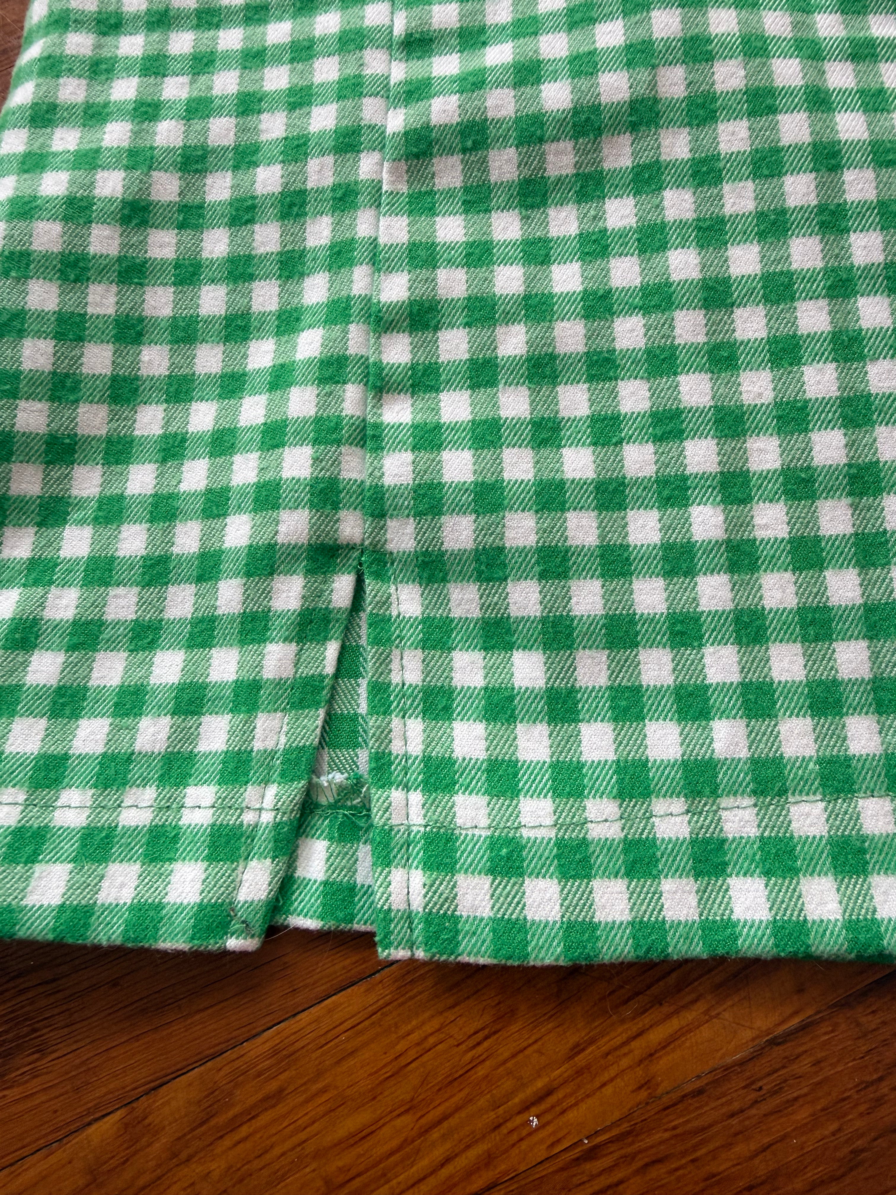 gingham skirt