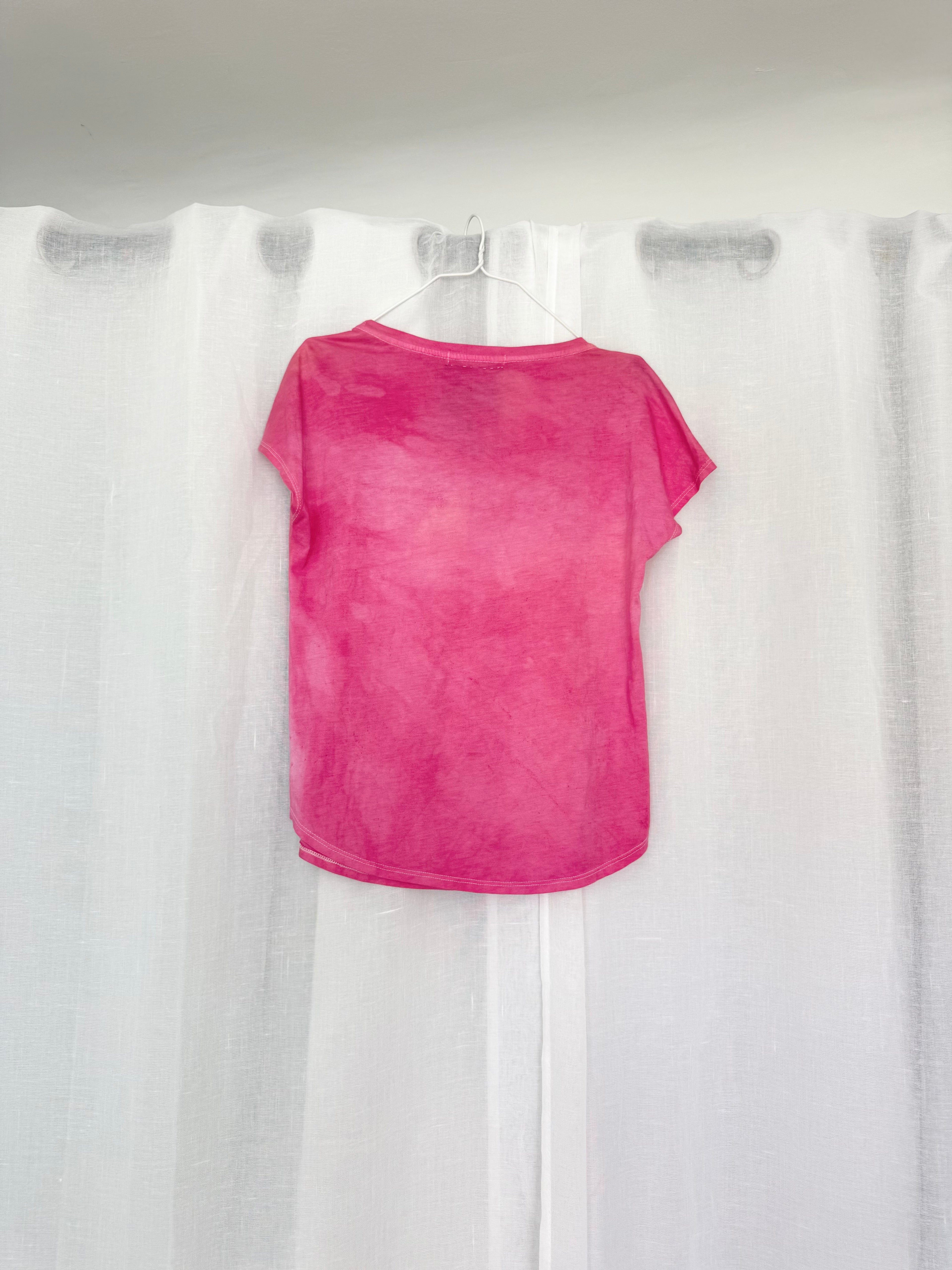 ✿ pink beaded baby tee ⋆ handmade upcycled statement ✿